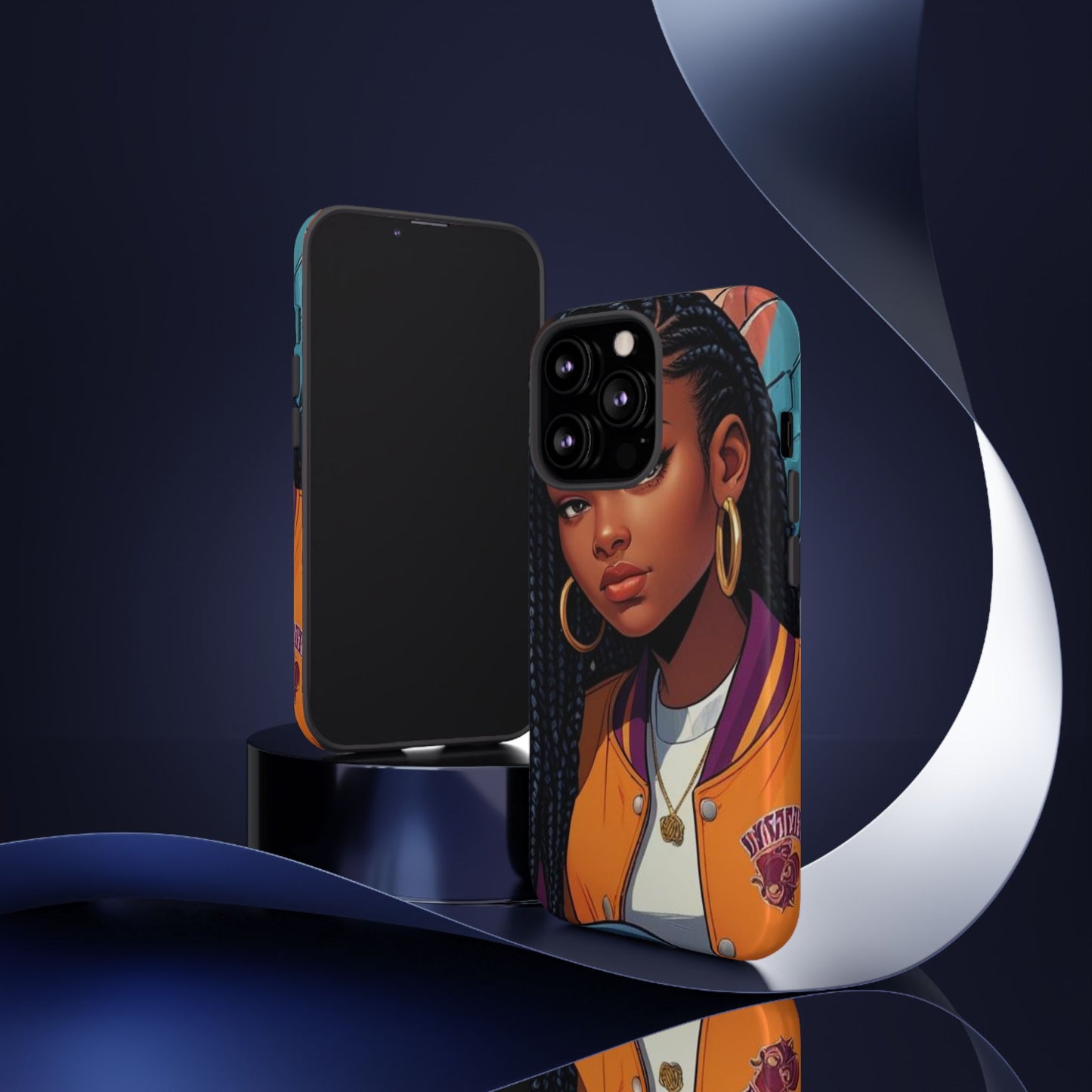 Stylish Phone Case - Urban Vibe, Tough Cases, Unique Artwork, Gifts for Teens, Trendy Accessories, Phone Protection, Girls