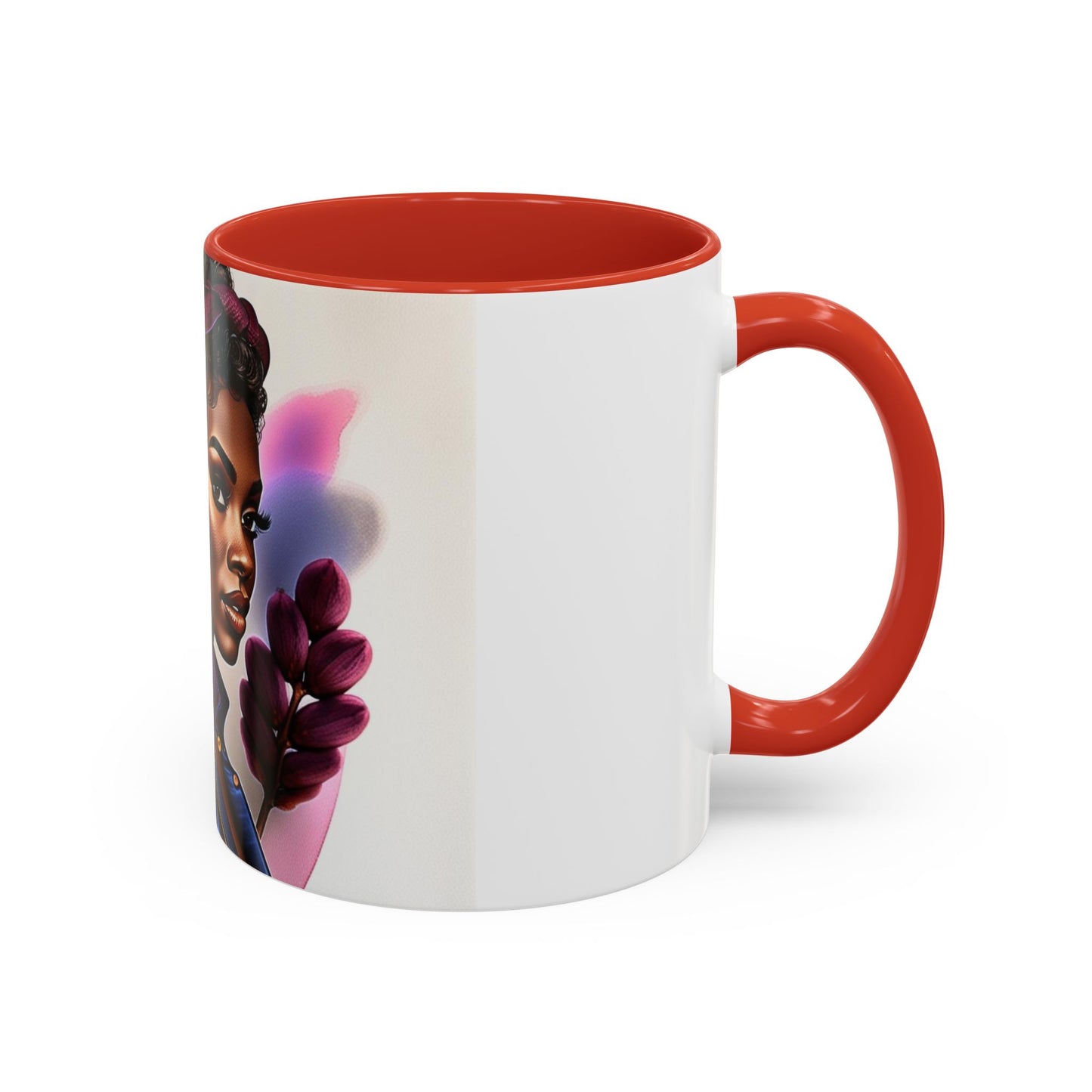 Bold Afrocentric Coffee Mug - Empowering Art for Daily Inspiration, Gift for Her, Doodle Mug, Office Decor, Unique Kitchenware