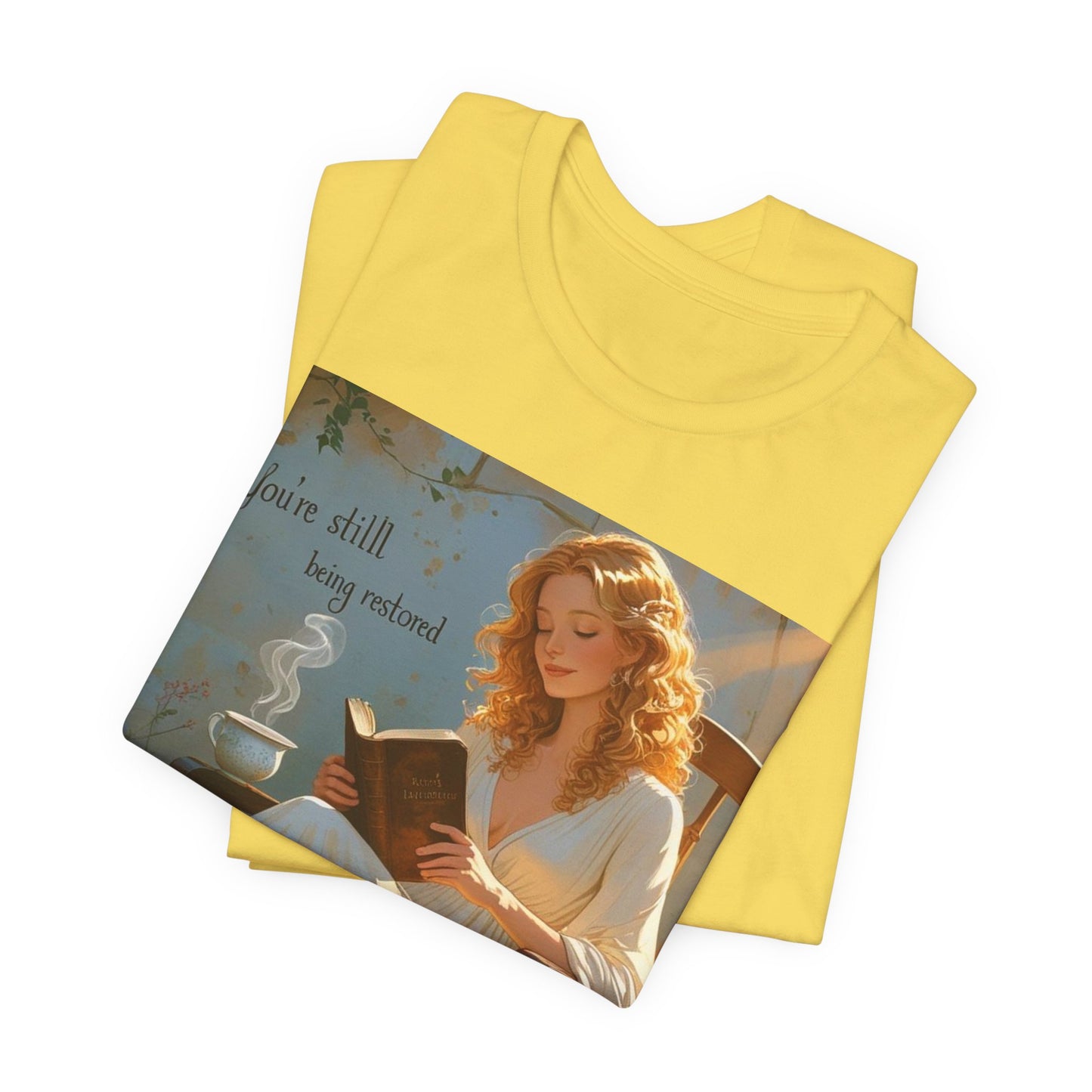 Relaxed Reading Tee - Vintage Aesthetic Tee, Book Lover Gift, Casual Wear, Literary Shirt, Cozy Fashion, women empowerment
