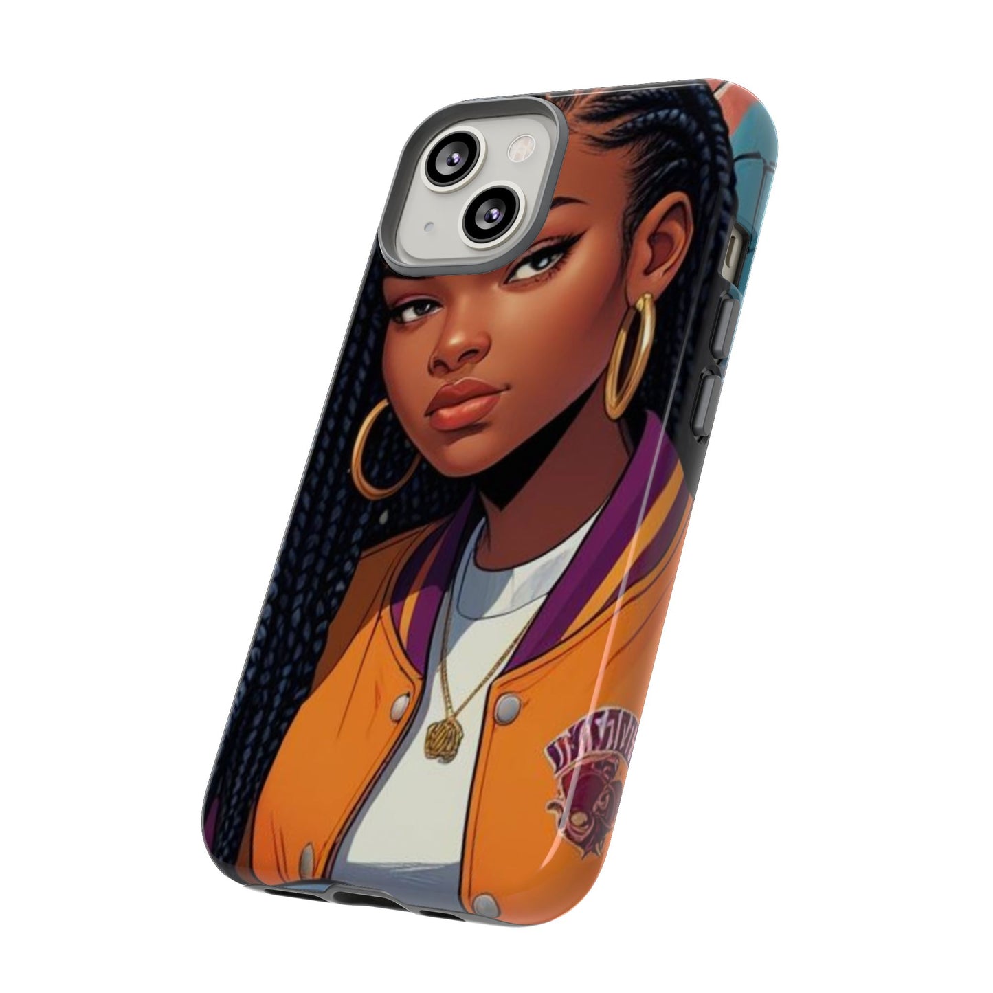 Stylish Phone Case - Urban Vibe, Tough Cases, Unique Artwork, Gifts for Teens, Trendy Accessories, Phone Protection, Girls