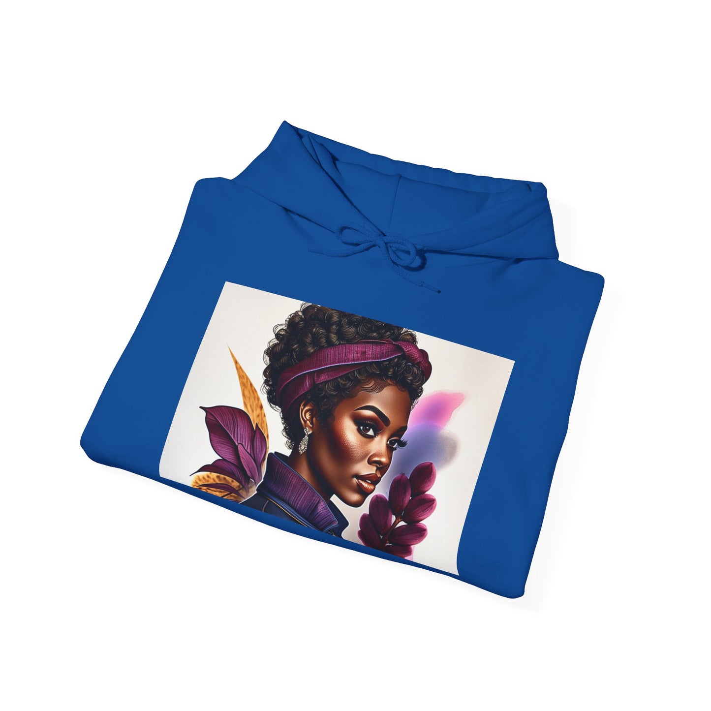 Vibrant Art Hoodie, Unique Sweatshirt, Cozy Women’s Top, Stylish Gift for Her, Black Artist Design