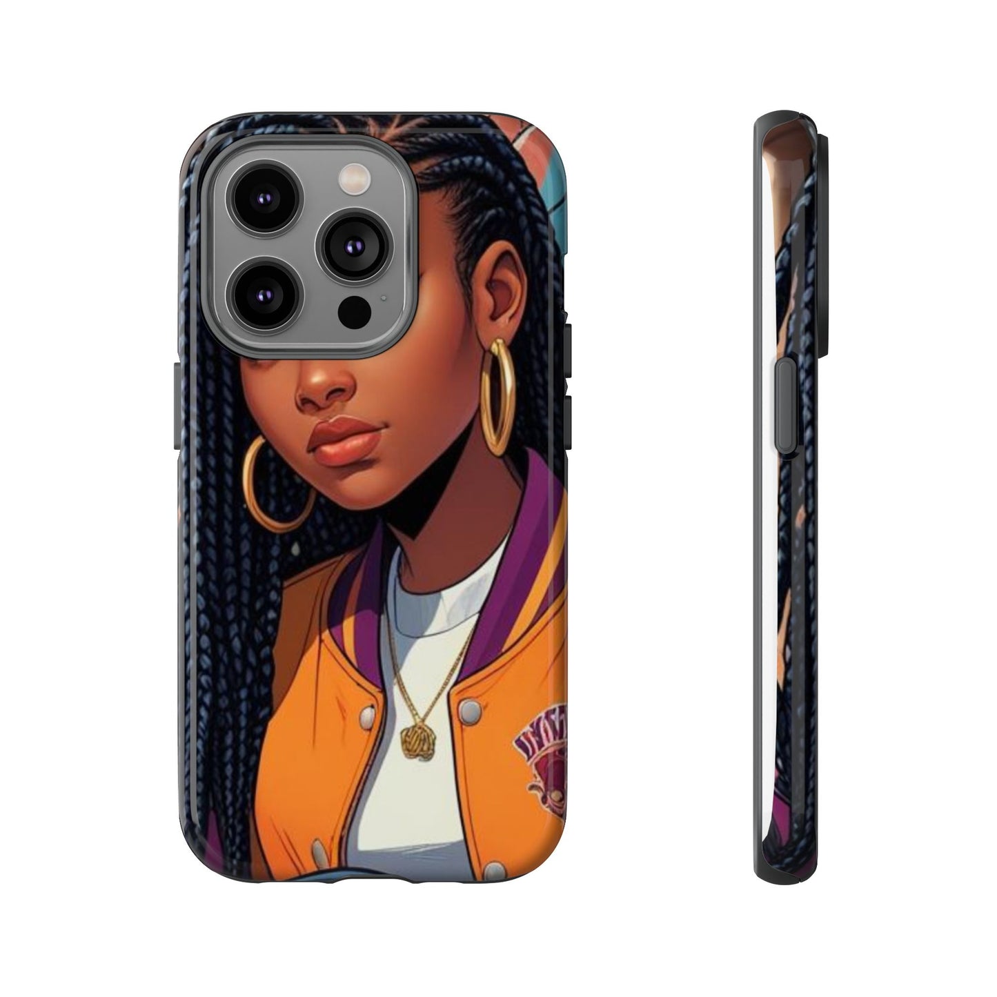 Stylish Phone Case - Urban Vibe, Tough Cases, Unique Artwork, Gifts for Teens, Trendy Accessories, Phone Protection, Girls