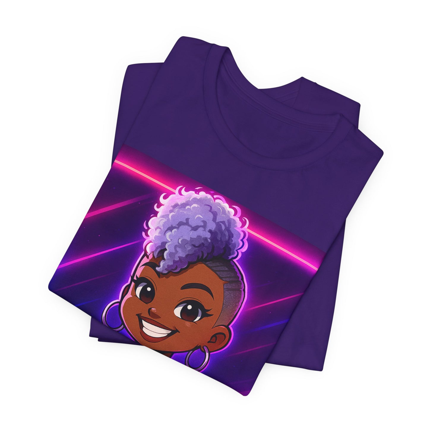 Cartoon Style Unisex Tee - Hand and Heart Crafted Loved Ones Design
