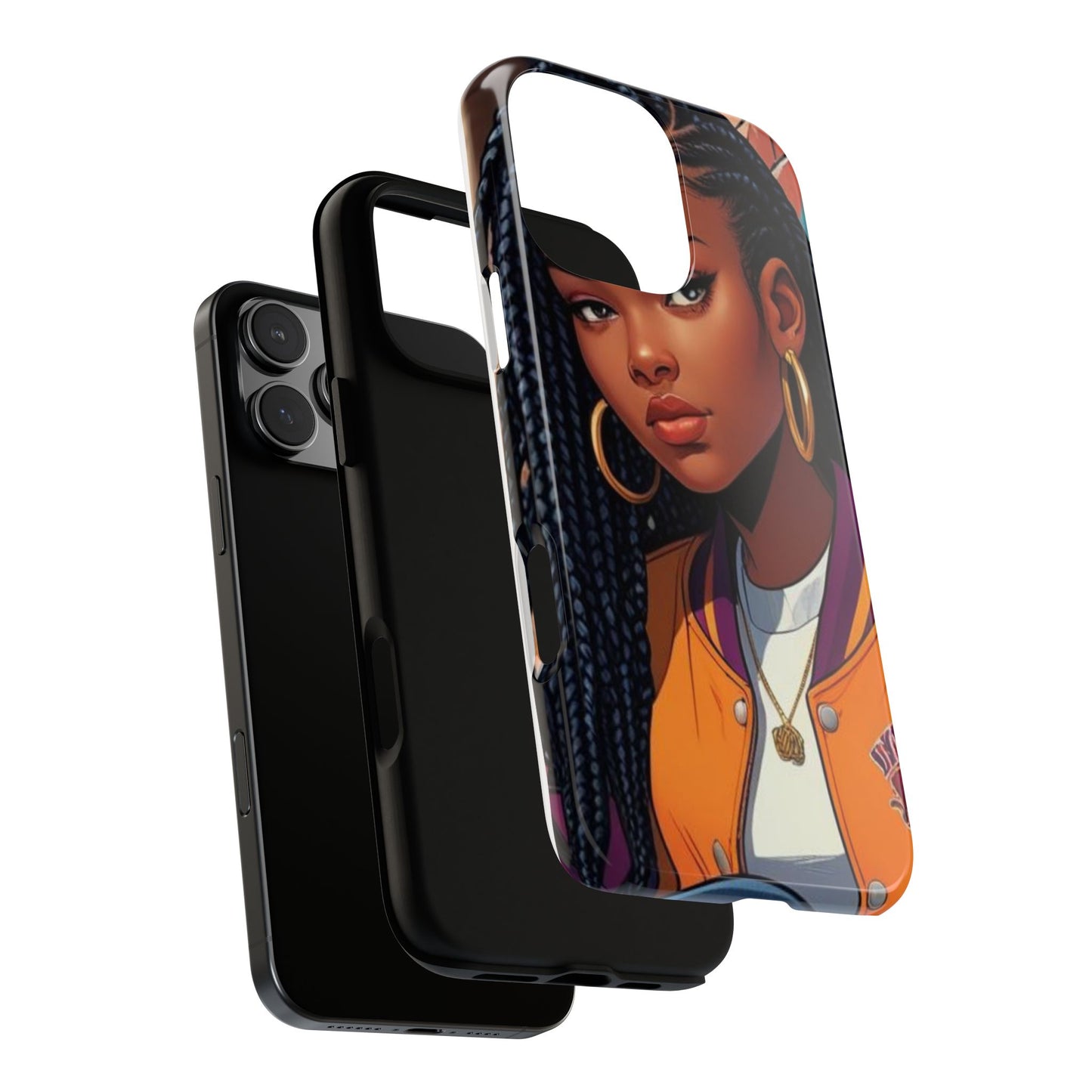 Stylish Phone Case - Urban Vibe, Tough Cases, Unique Artwork, Gifts for Teens, Trendy Accessories, Phone Protection, Girls