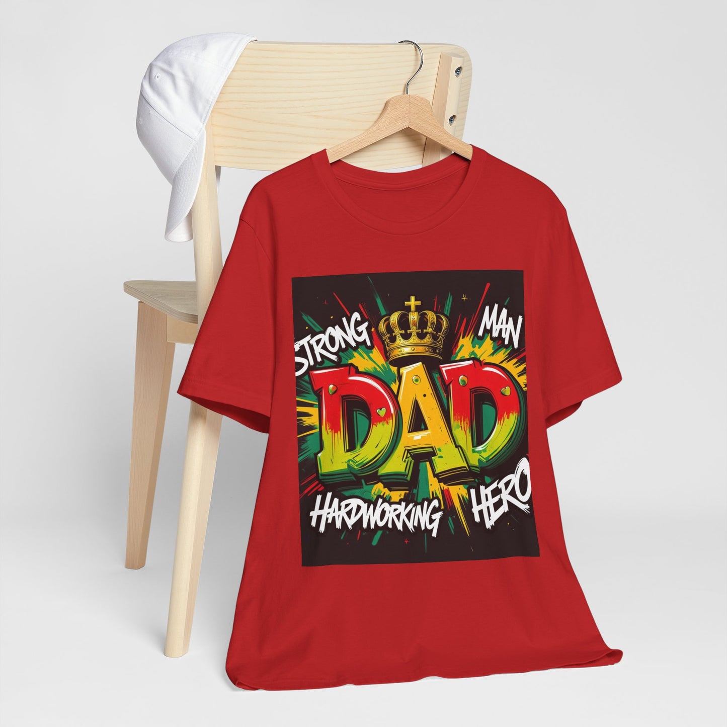 Strong Dad Graphic Tee - Perfect Father's Day Gift, Casual Summer Wear, Men's T-Shirt, Inspirational Apparel, Unique Dad Shirt