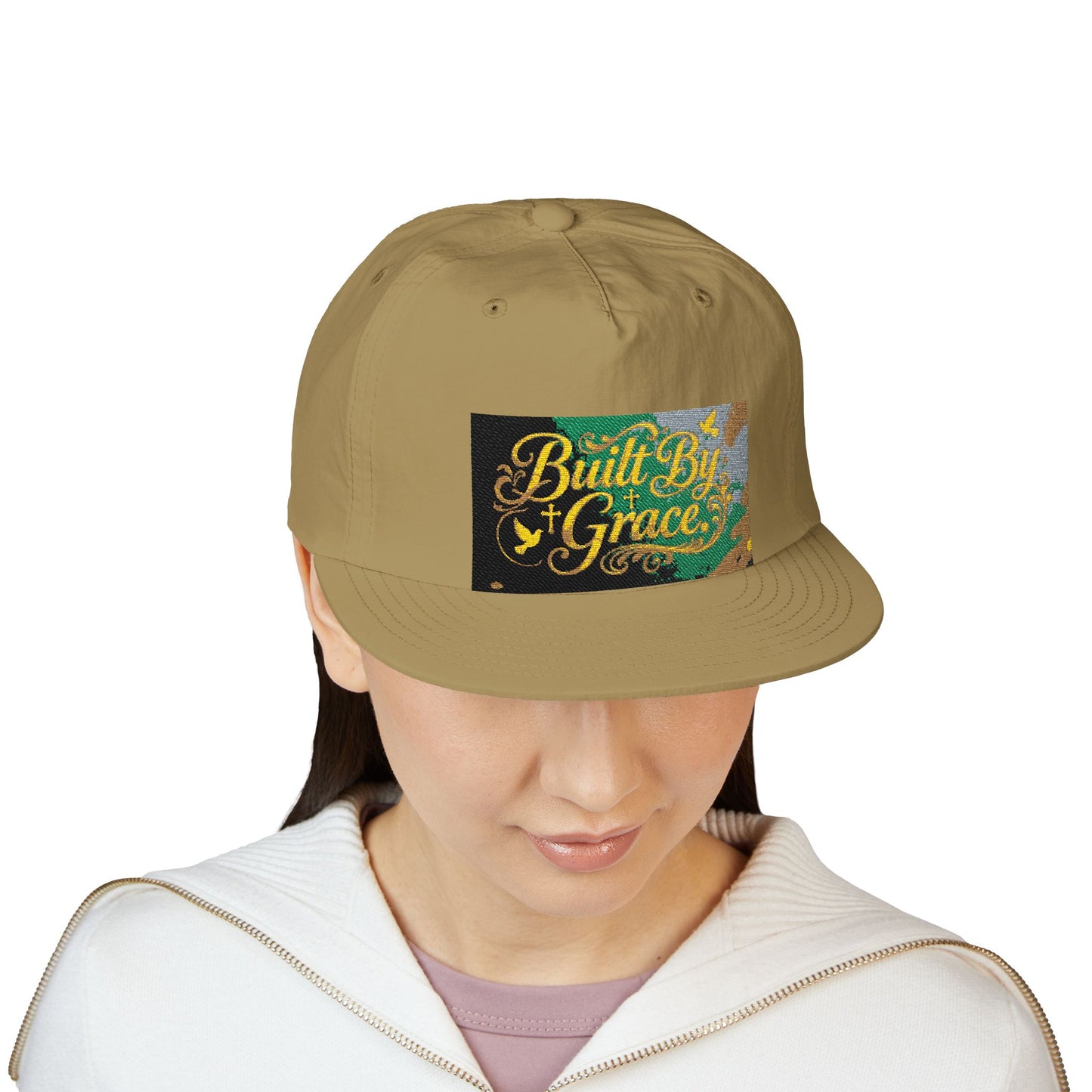 Built By Grace Surf Cap – Sequin Patch Beach Hat