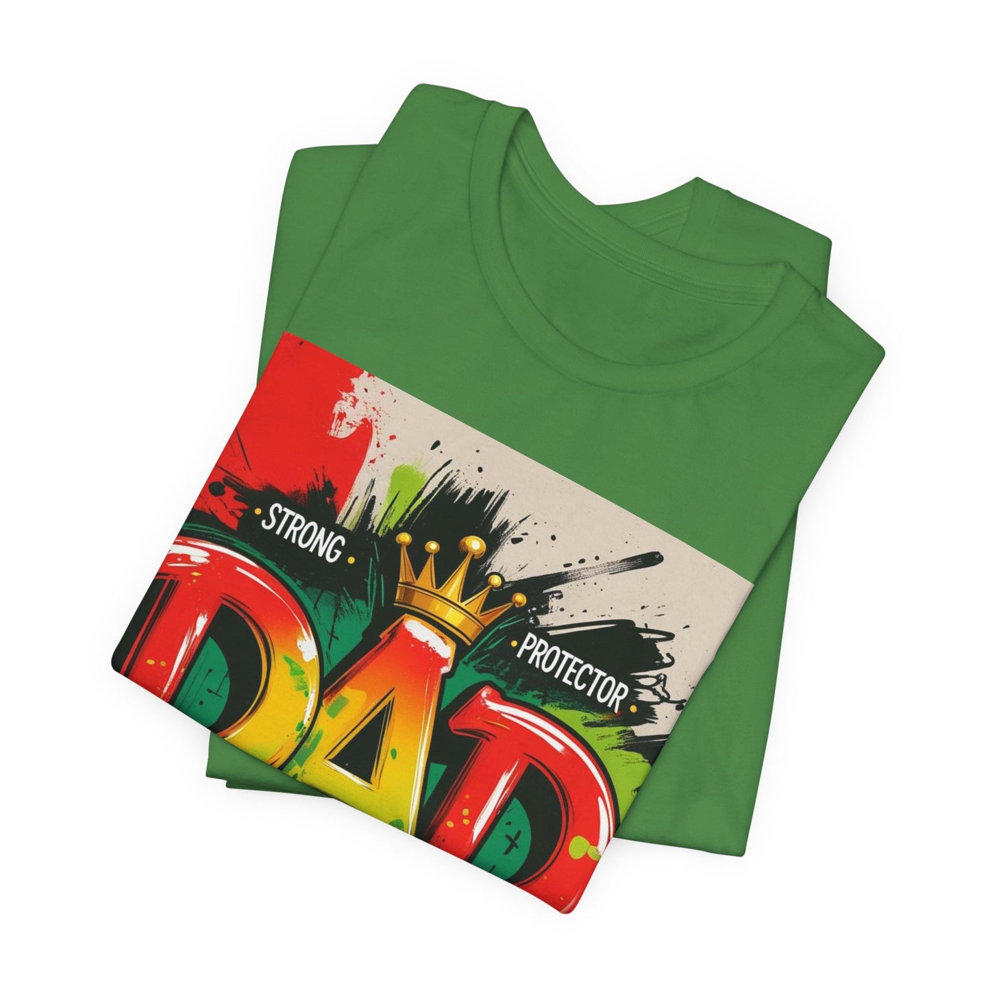 Strong Protector Dad Tee, Father's Day Gift, Dad T-Shirt, Spiritual Dad Shirt, Family Streetwear, Casual Gift for Him