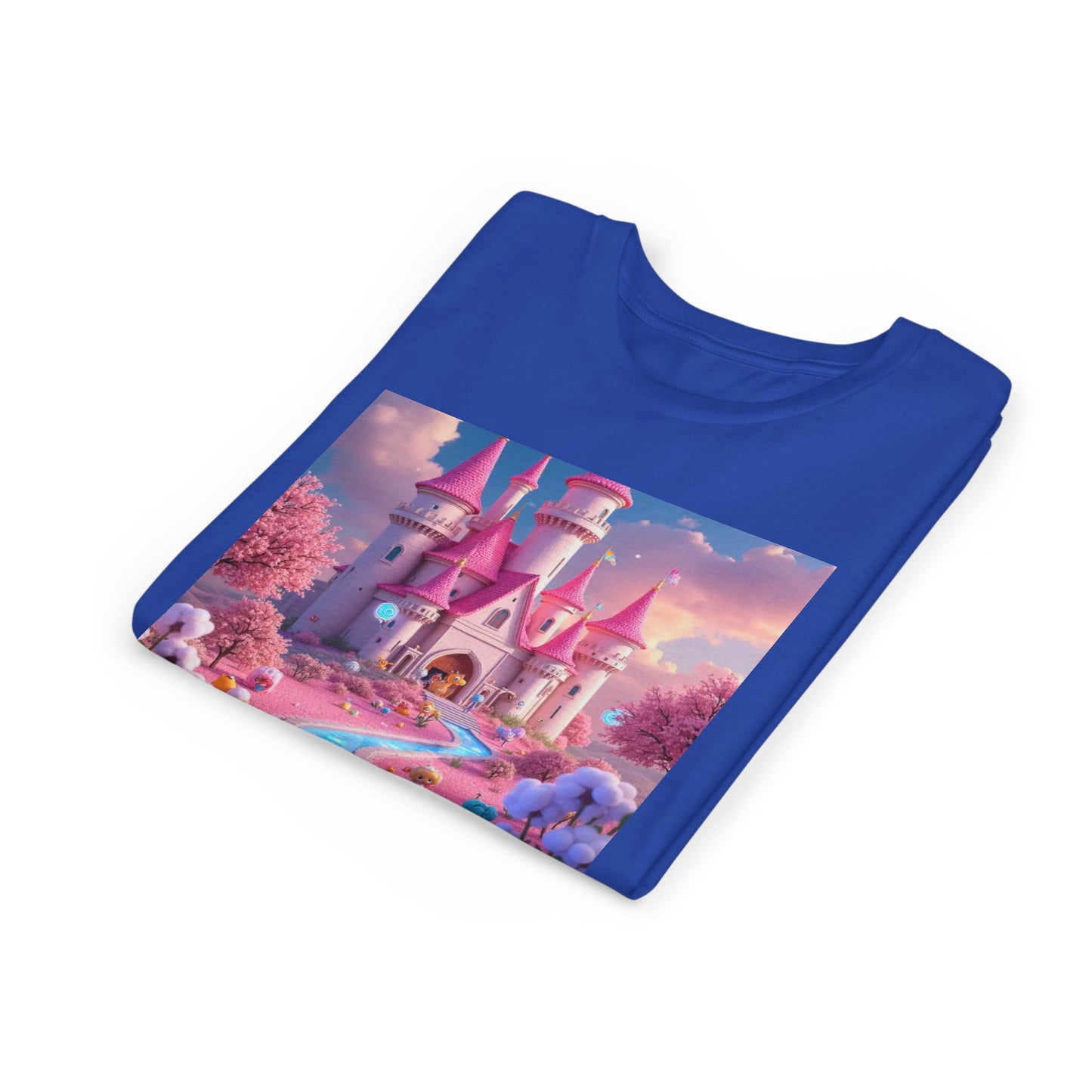 Whimsical Castle Youth Tee, Kids Shirt, Fairy Tale T-Shirt, Magical Kids Apparel, Dreamy Tee, Birthday Gift for Girls