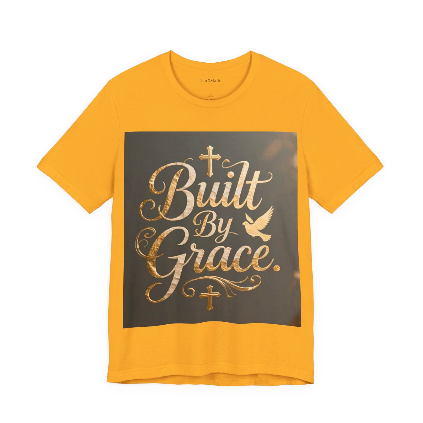 Built By Grace T‑Shirt — Christian Faith Inspirational Tee