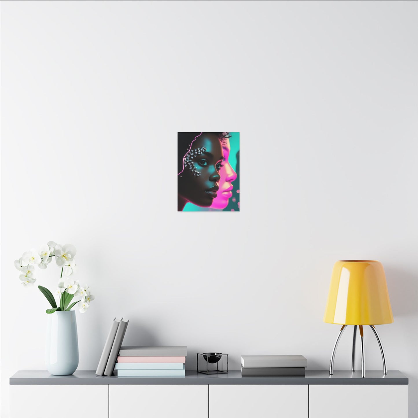 Vibrant Art Canvas Print, Wall Decor, Home Office Art, Unique Gift, Modern Design, Colorful Wall Hanging