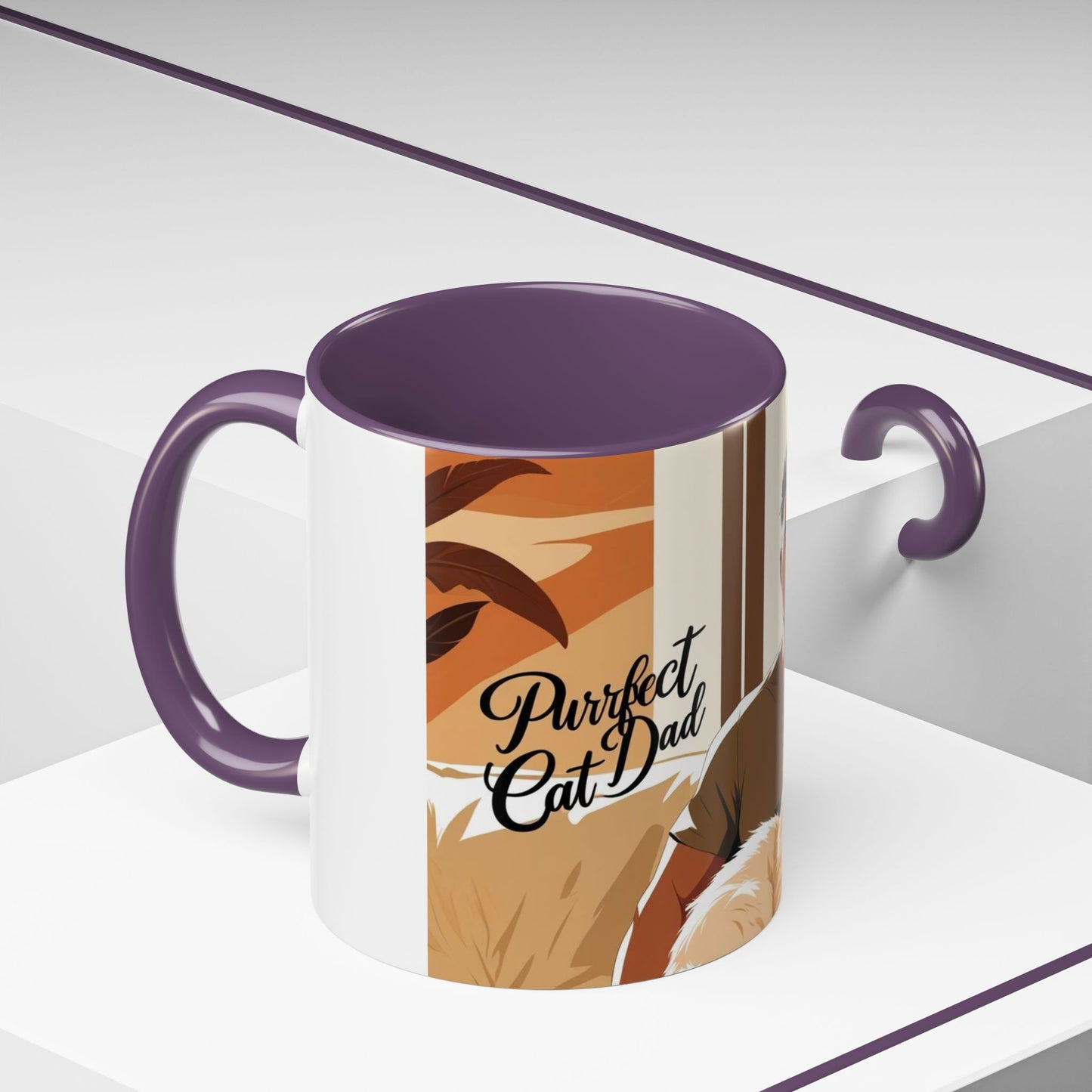 Perfect Dad Coffee Mug | Cat Lover Gift | Fun Mug for Dad | Personalized Drinkware | Fathers Day Gift Idea | Coffee Cup for Cat Dads