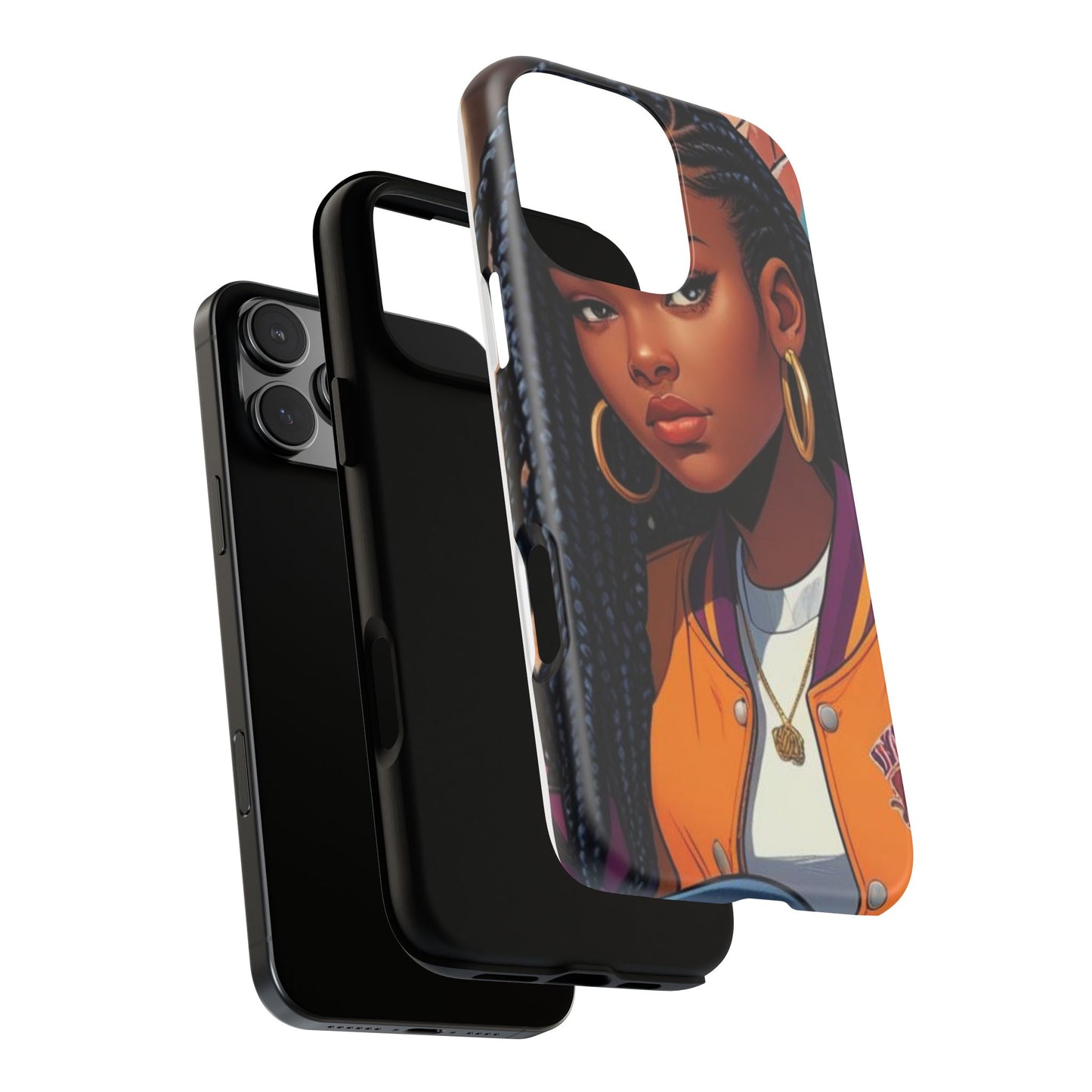 Stylish Phone Case - Urban Vibe, Tough Cases, Unique Artwork, Gifts for Teens, Trendy Accessories, Phone Protection, Girls