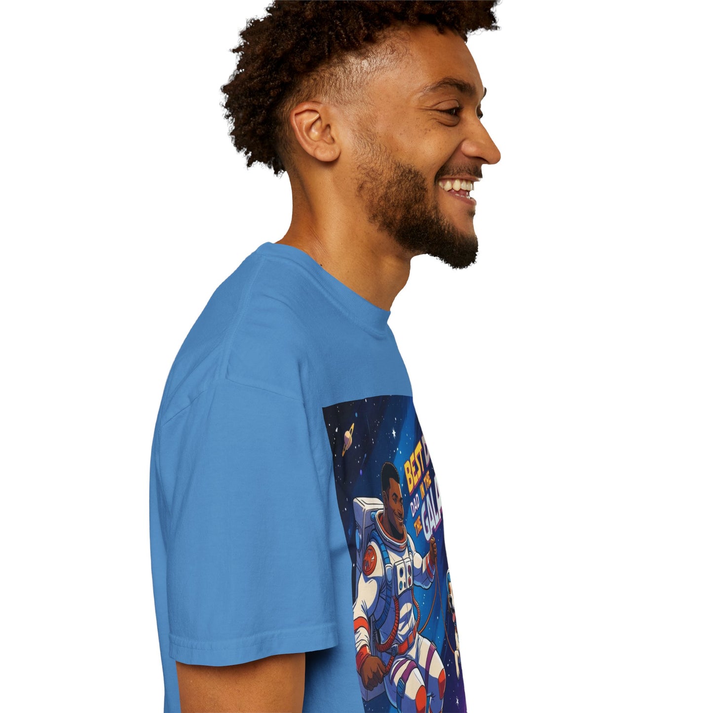 Best Dog Dad in the Galaxy T-Shirt, Unisex Space-Themed Tee, Dog Lover Gift, Father's Day Shirt, Gift for Dog Dads, Galaxy Graphic Tee