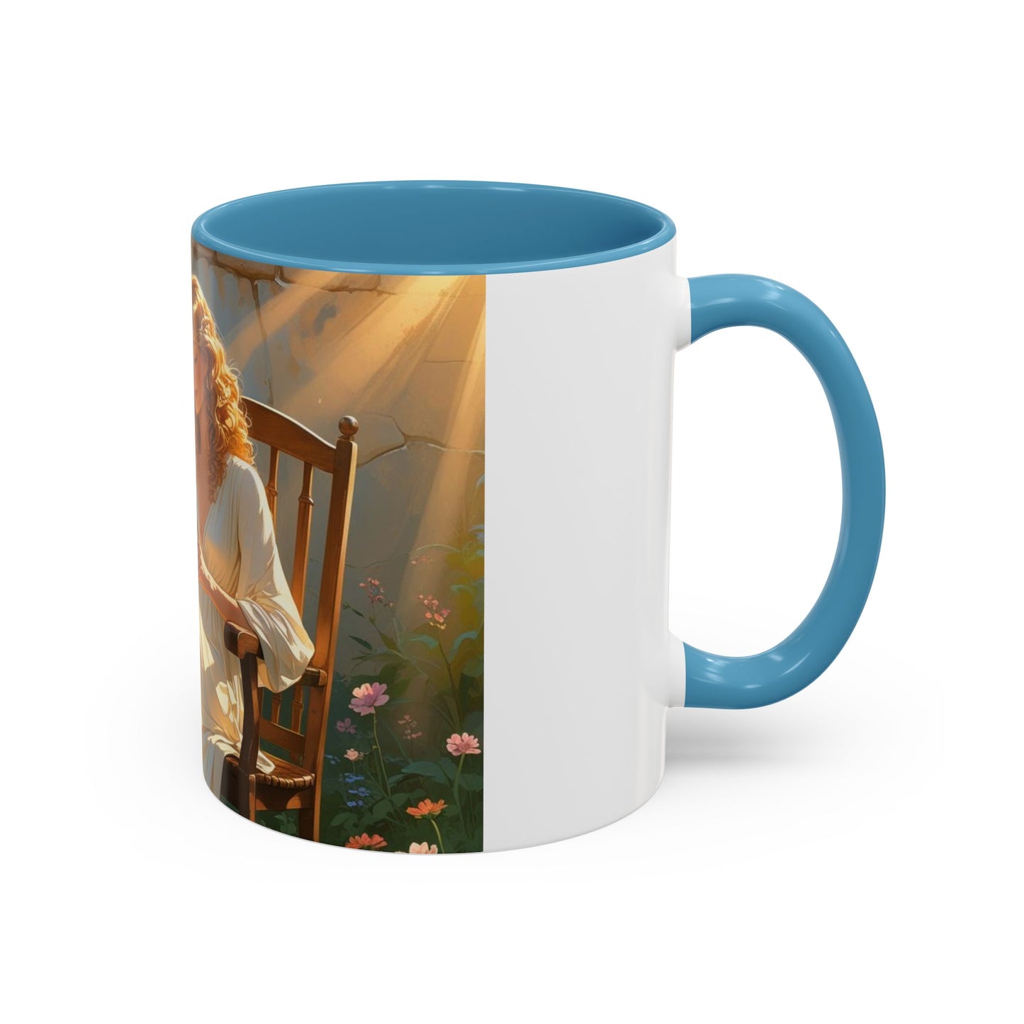 Accent Coffee Mug with Inspirational Design, Cozy Gift for Readers, Perfect for Relaxation, Home Decor, Warm Beverage Lover