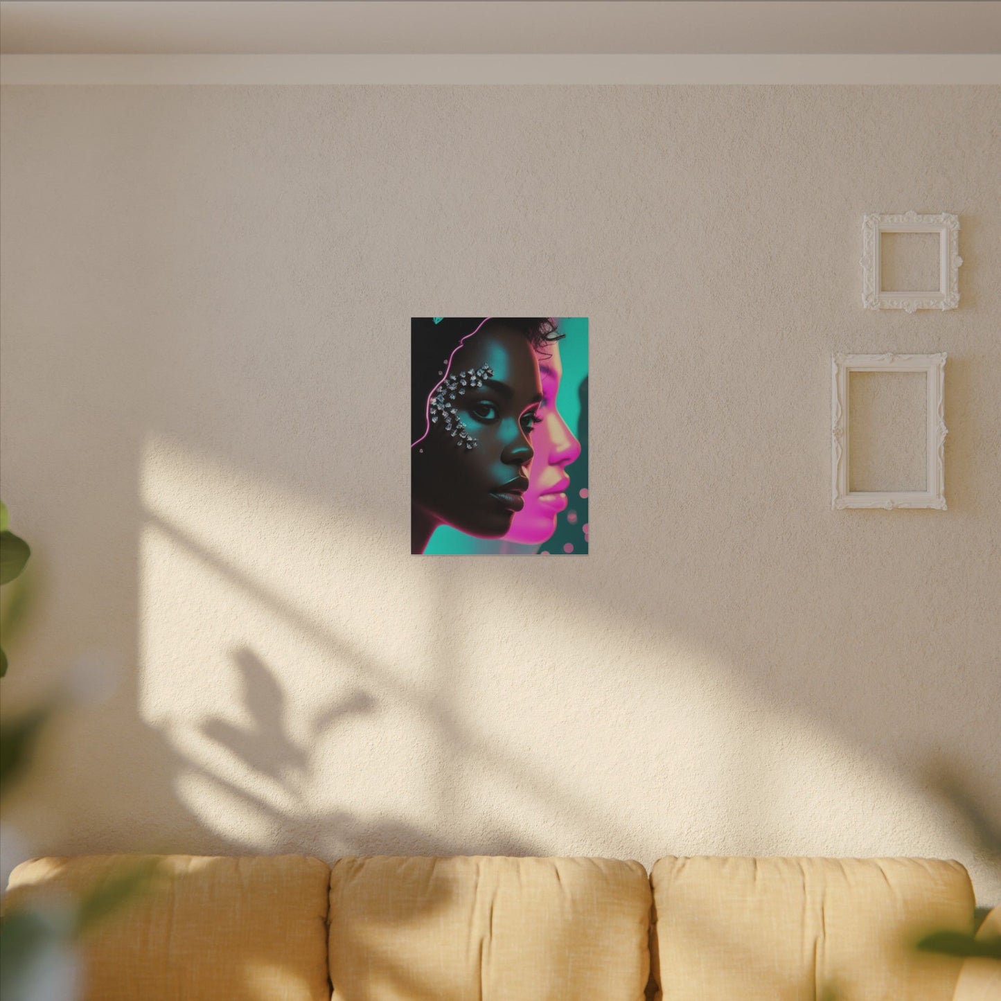 Vibrant Art Canvas Print, Wall Decor, Home Office Art, Unique Gift, Modern Design, Colorful Wall Hanging
