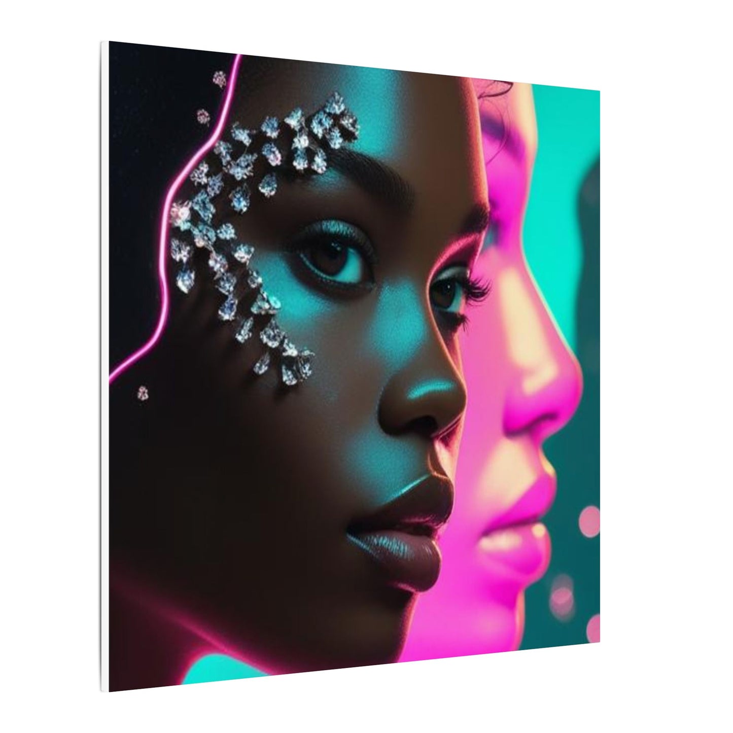 Vibrant Art Canvas Print, Wall Decor, Home Office Art, Unique Gift, Modern Design, Colorful Wall Hanging