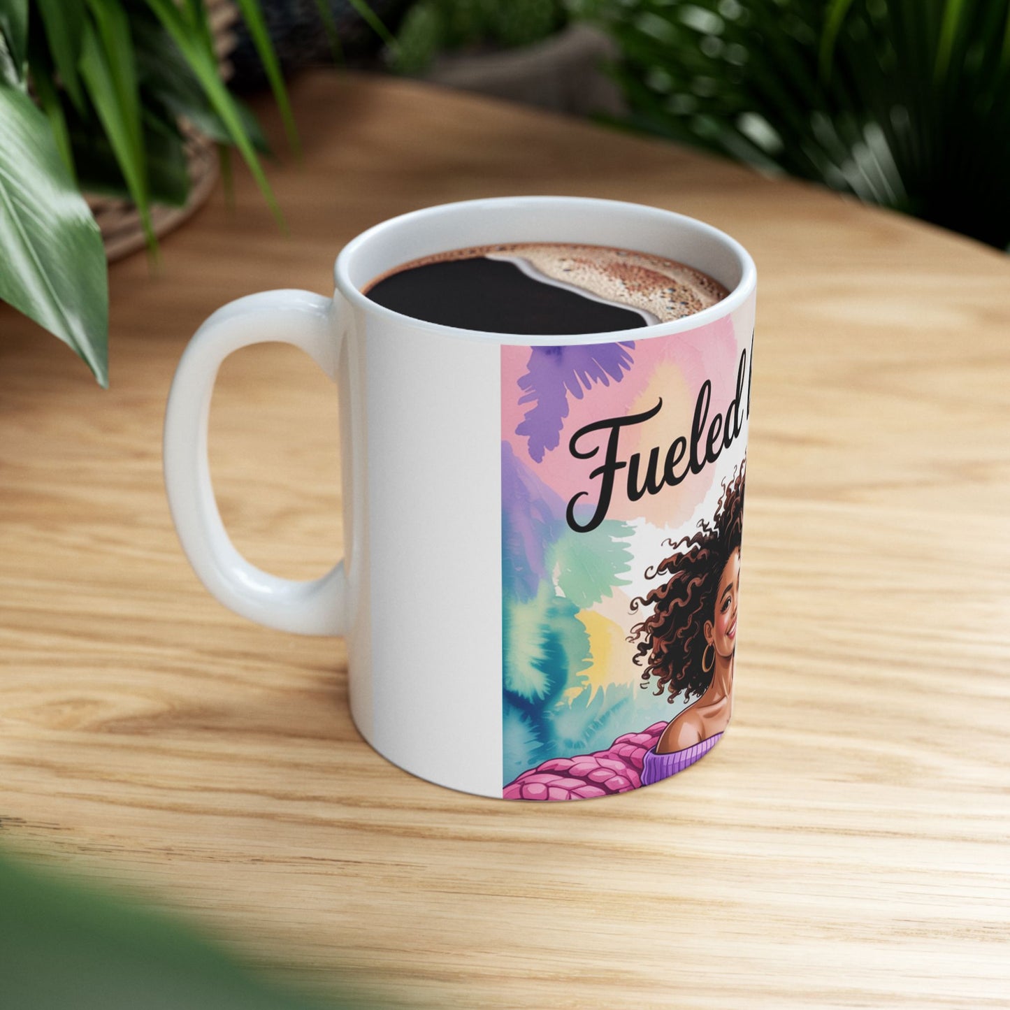 Fueled by Grace and Coffee Ceramic Mug - 11oz & 15oz