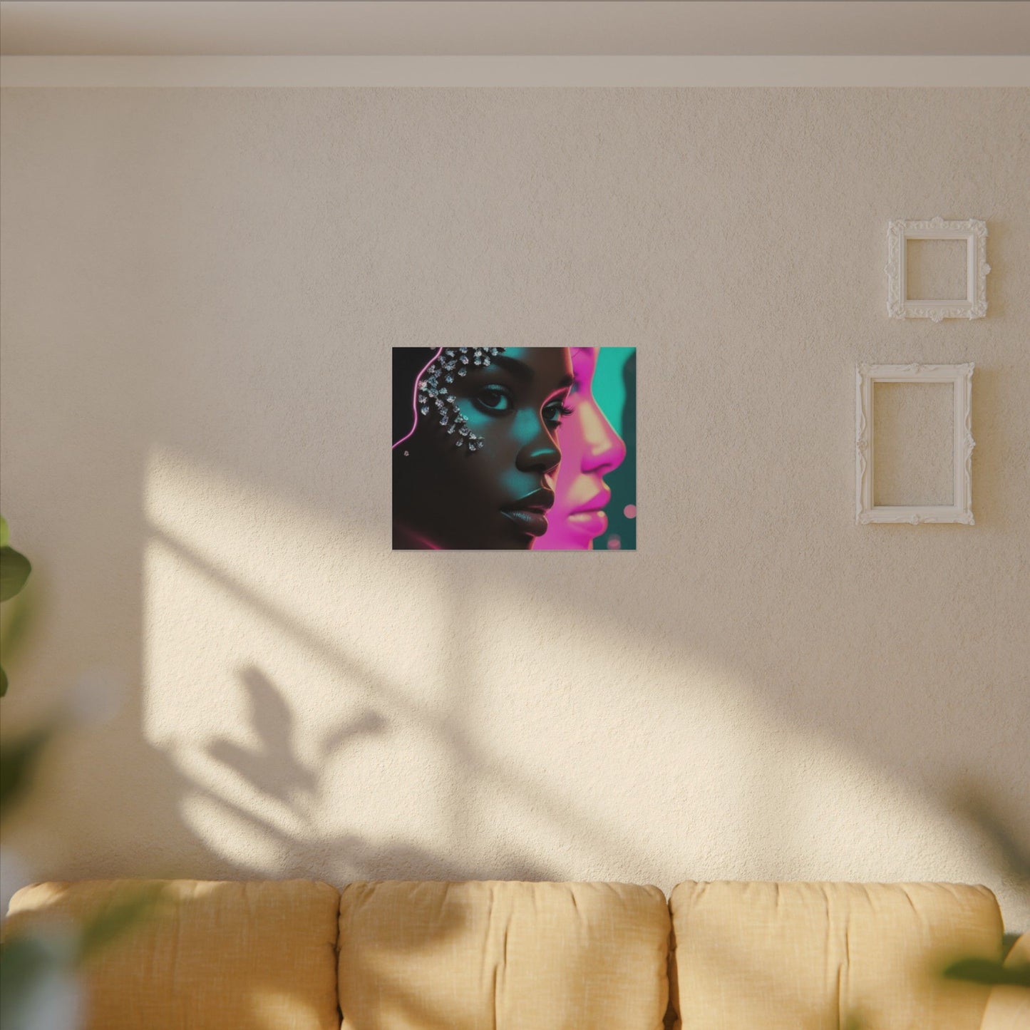 Vibrant Art Canvas Print, Wall Decor, Home Office Art, Unique Gift, Modern Design, Colorful Wall Hanging