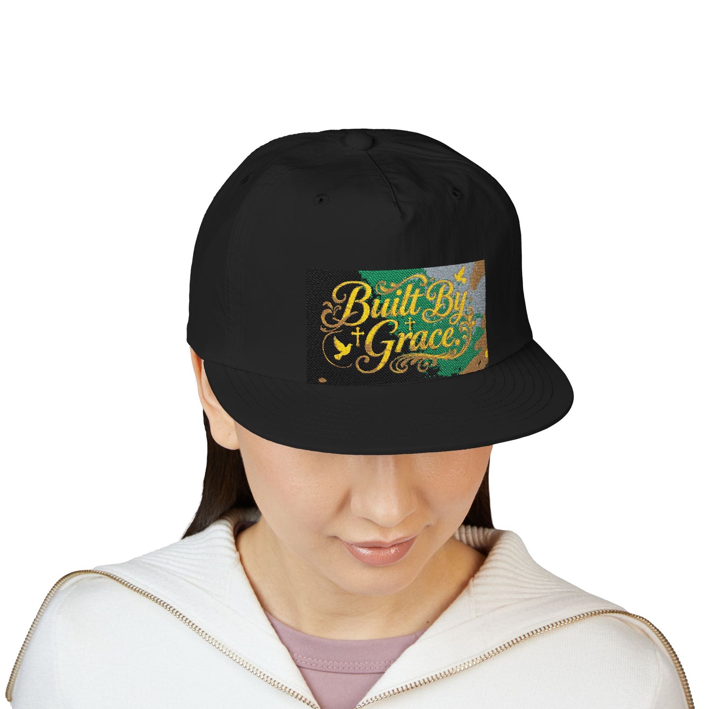 Built By Grace Surf Cap – Sequin Patch Beach Hat
