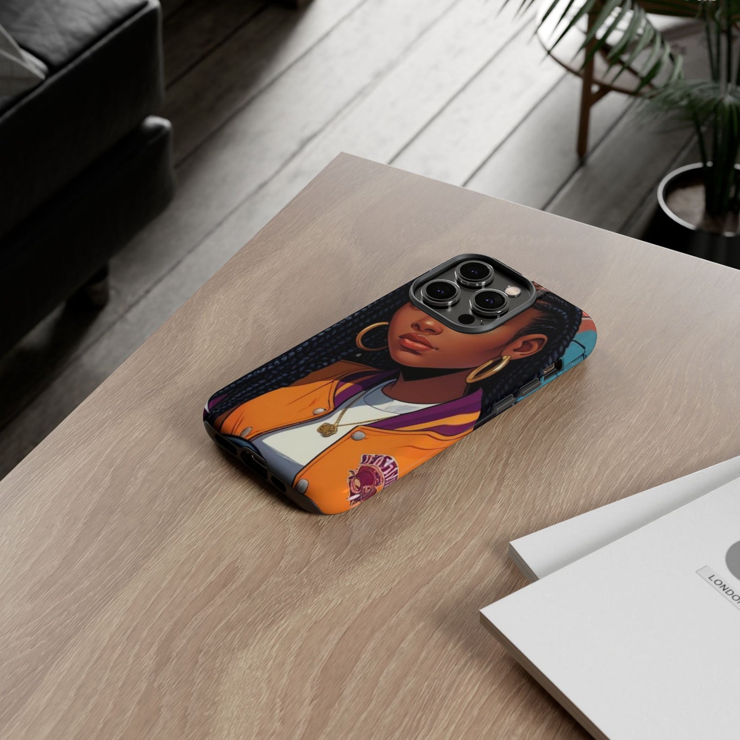 Stylish Phone Case - Urban Vibe, Tough Cases, Unique Artwork, Gifts for Teens, Trendy Accessories, Phone Protection, Girls