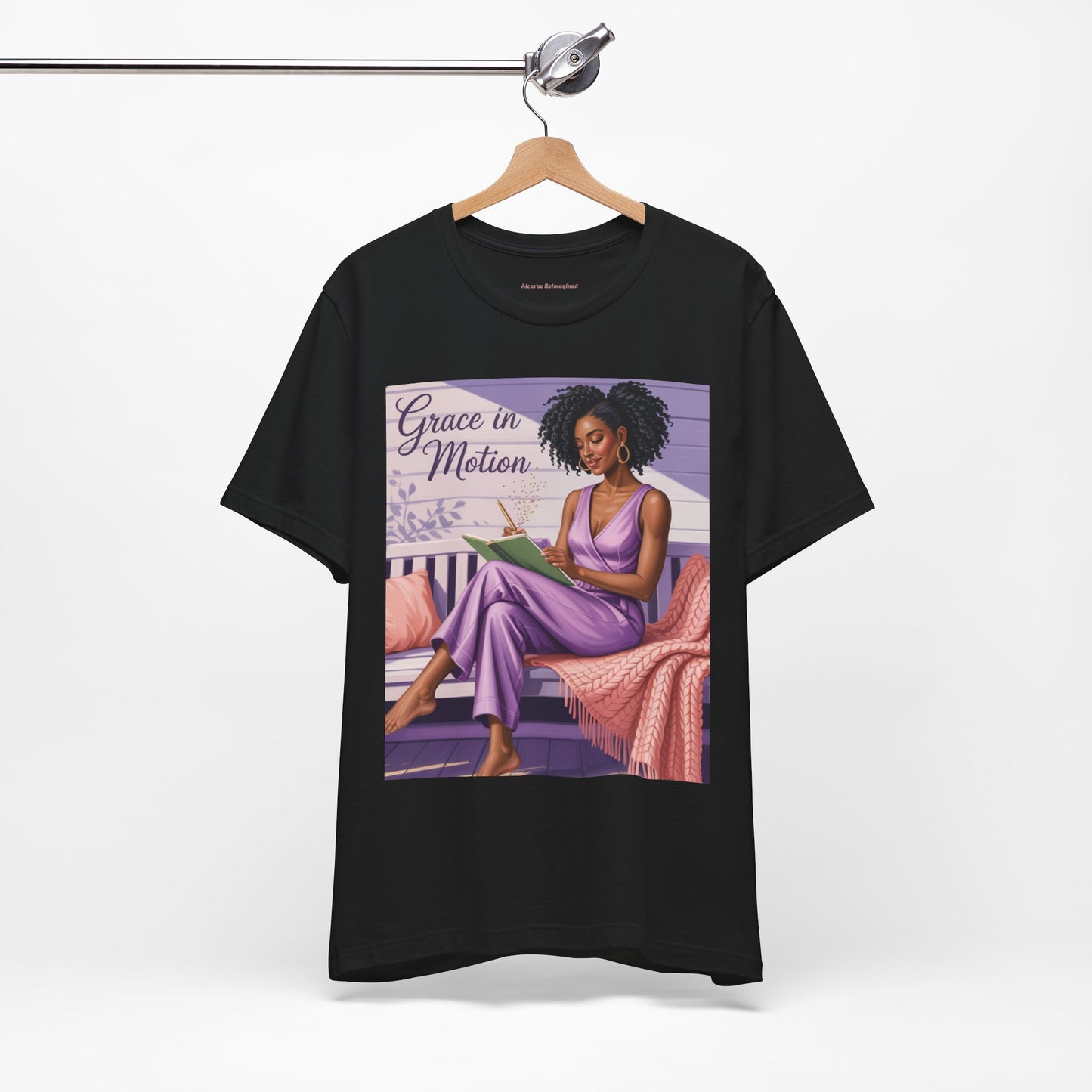 Grace in Motion Unisex Jersey Tee - Empowering Art for Relaxation and Self-Care