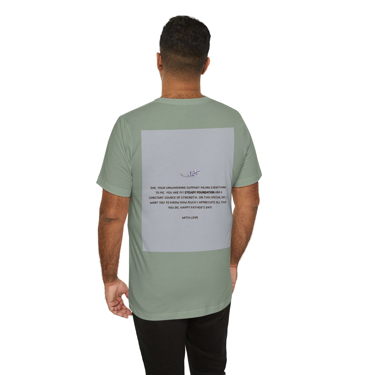 Father's Day Unisex Tee, Dad Gift Shirt, Casual Reminder, Family Love Apparel, Thoughtful Father's Day Gift