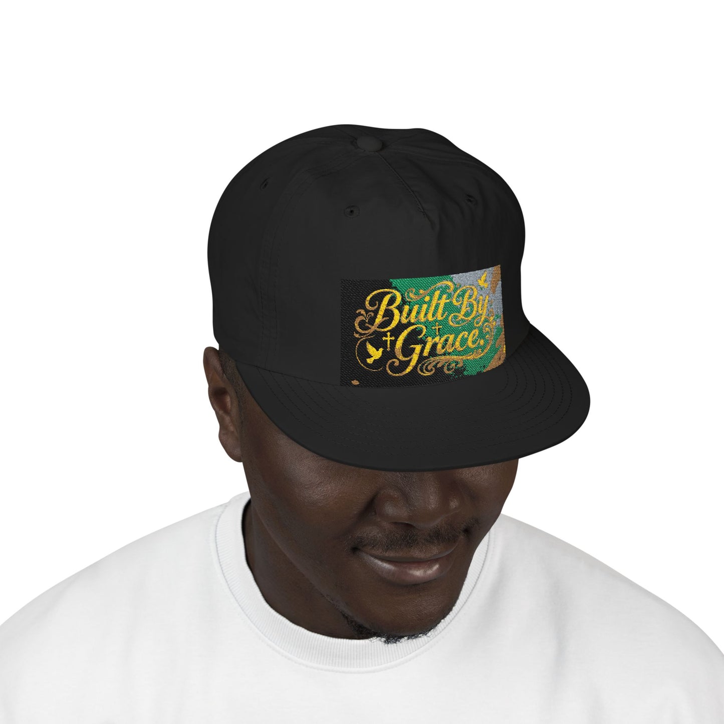 Built By Grace Surf Cap – Sequin Patch Beach Hat