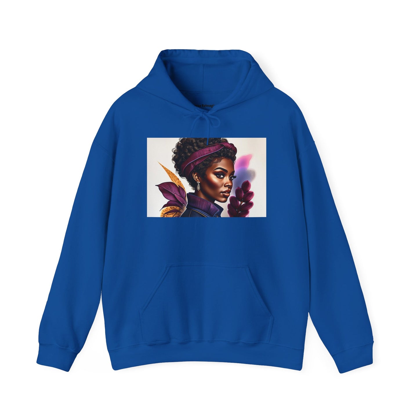 Vibrant Art Hoodie, Unique Sweatshirt, Cozy Women’s Top, Stylish Gift for Her, Black Artist Design