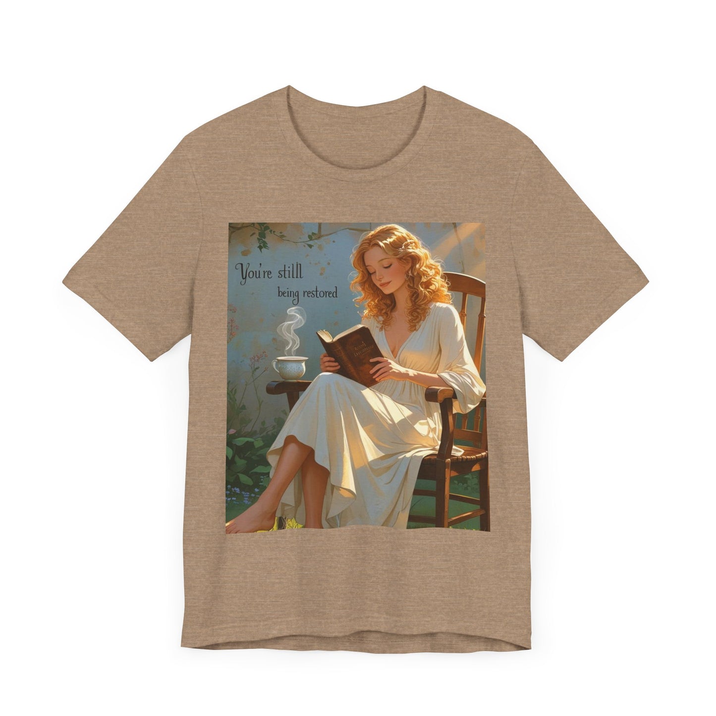 Relaxed Reading Tee - Vintage Aesthetic Tee, Book Lover Gift, Casual Wear, Literary Shirt, Cozy Fashion, women empowerment