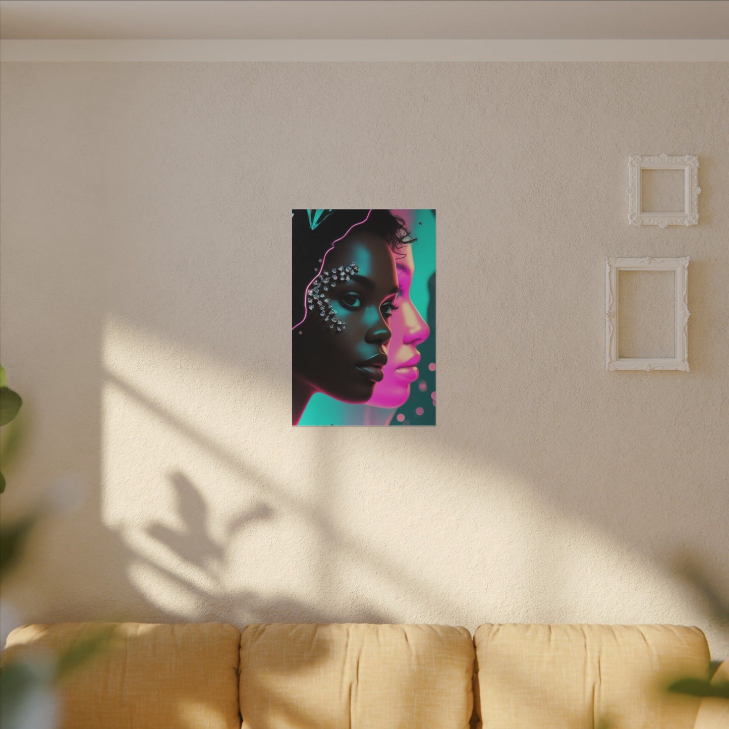 Vibrant Art Canvas Print, Wall Decor, Home Office Art, Unique Gift, Modern Design, Colorful Wall Hanging