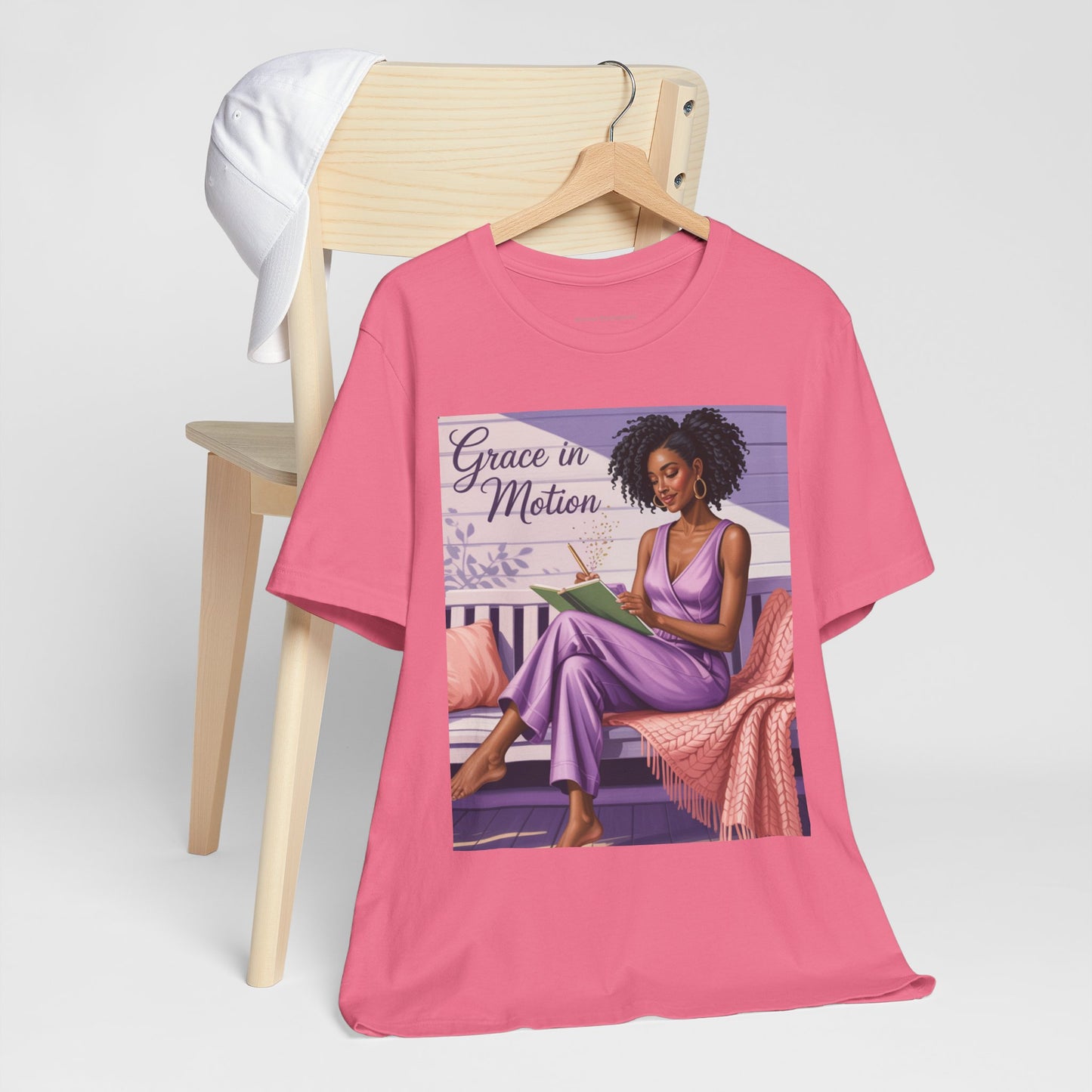 Grace in Motion Unisex Jersey Tee - Empowering Art for Relaxation and Self-Care