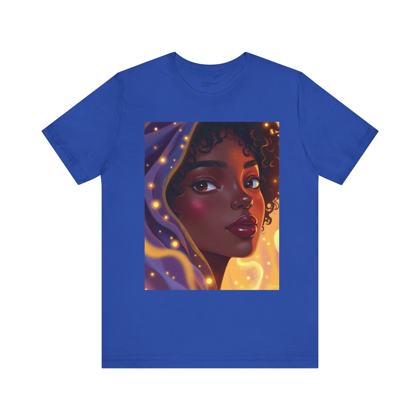 Magic Glow Art Tee, Unisex Short Sleeve Shirt, Artistic Graphic T-Shirt, Boho Style Tee, Casual Wear, Gift for Art Lovers