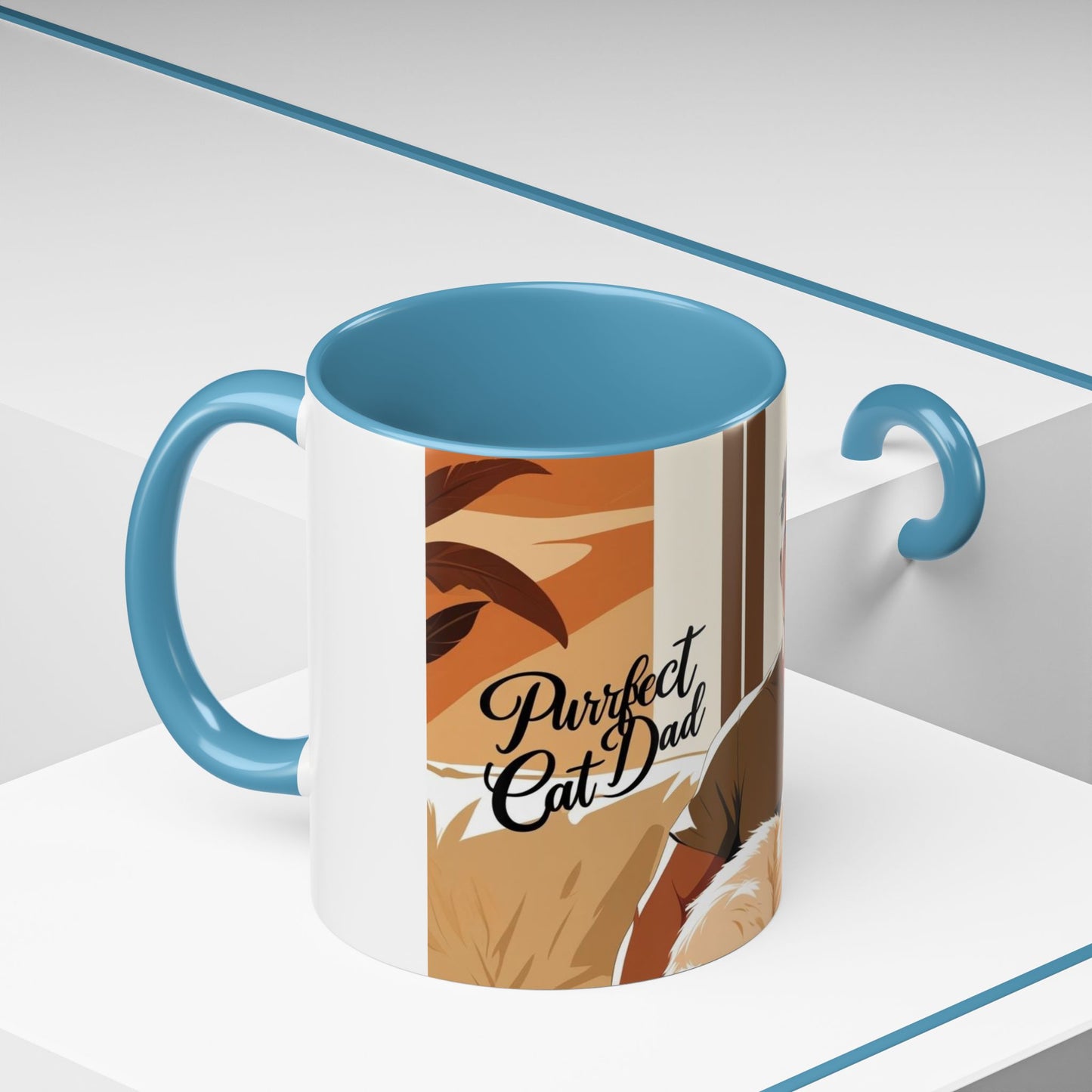 Perfect Dad Coffee Mug | Cat Lover Gift | Fun Mug for Dad | Personalized Drinkware | Fathers Day Gift Idea | Coffee Cup for Cat Dads
