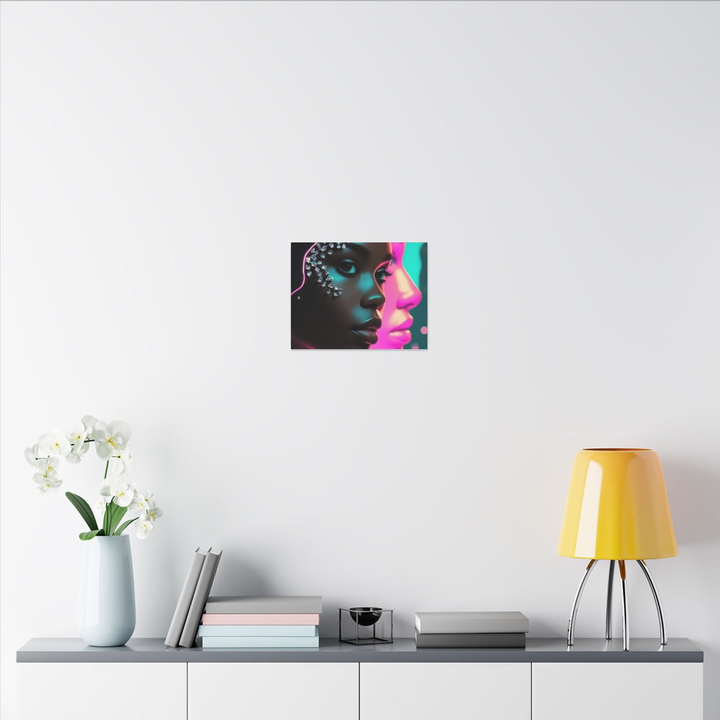 Vibrant Art Canvas Print, Wall Decor, Home Office Art, Unique Gift, Modern Design, Colorful Wall Hanging
