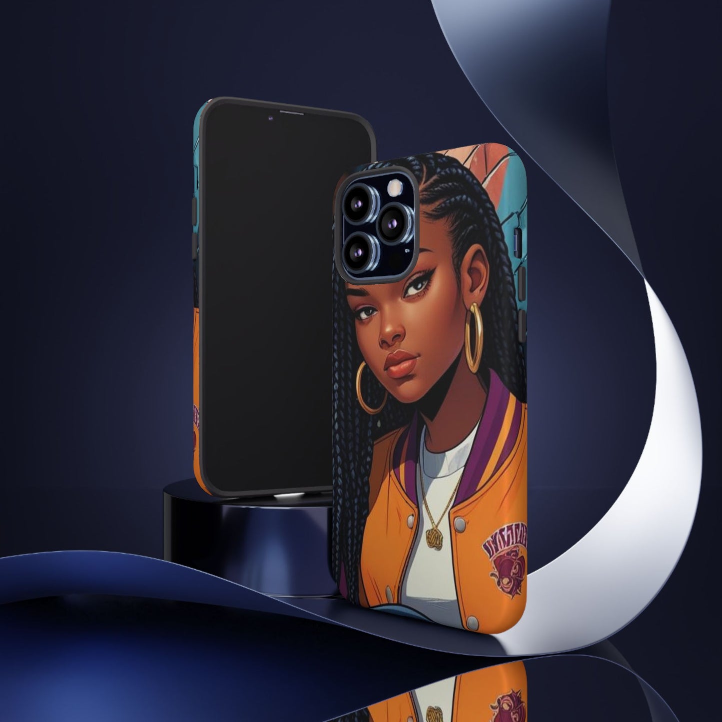 Stylish Phone Case - Urban Vibe, Tough Cases, Unique Artwork, Gifts for Teens, Trendy Accessories, Phone Protection, Girls