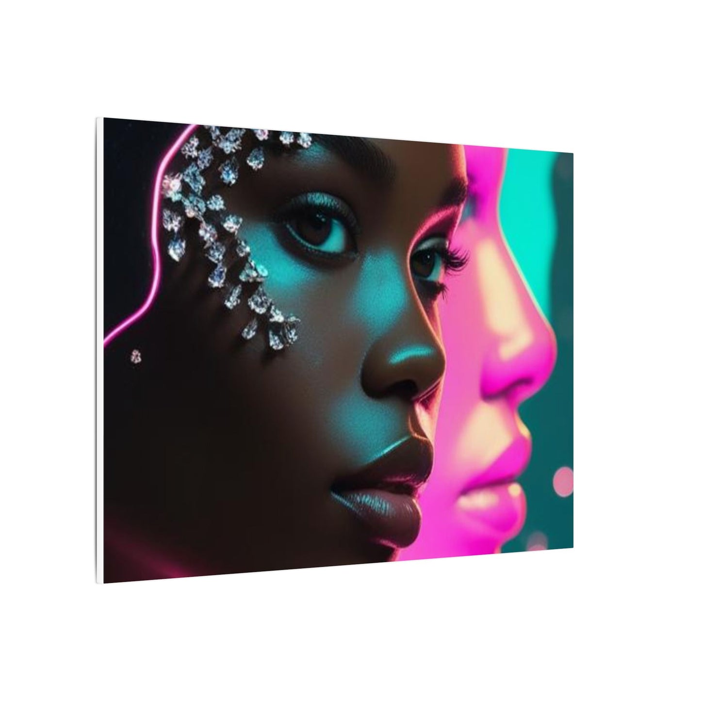 Vibrant Art Canvas Print, Wall Decor, Home Office Art, Unique Gift, Modern Design, Colorful Wall Hanging