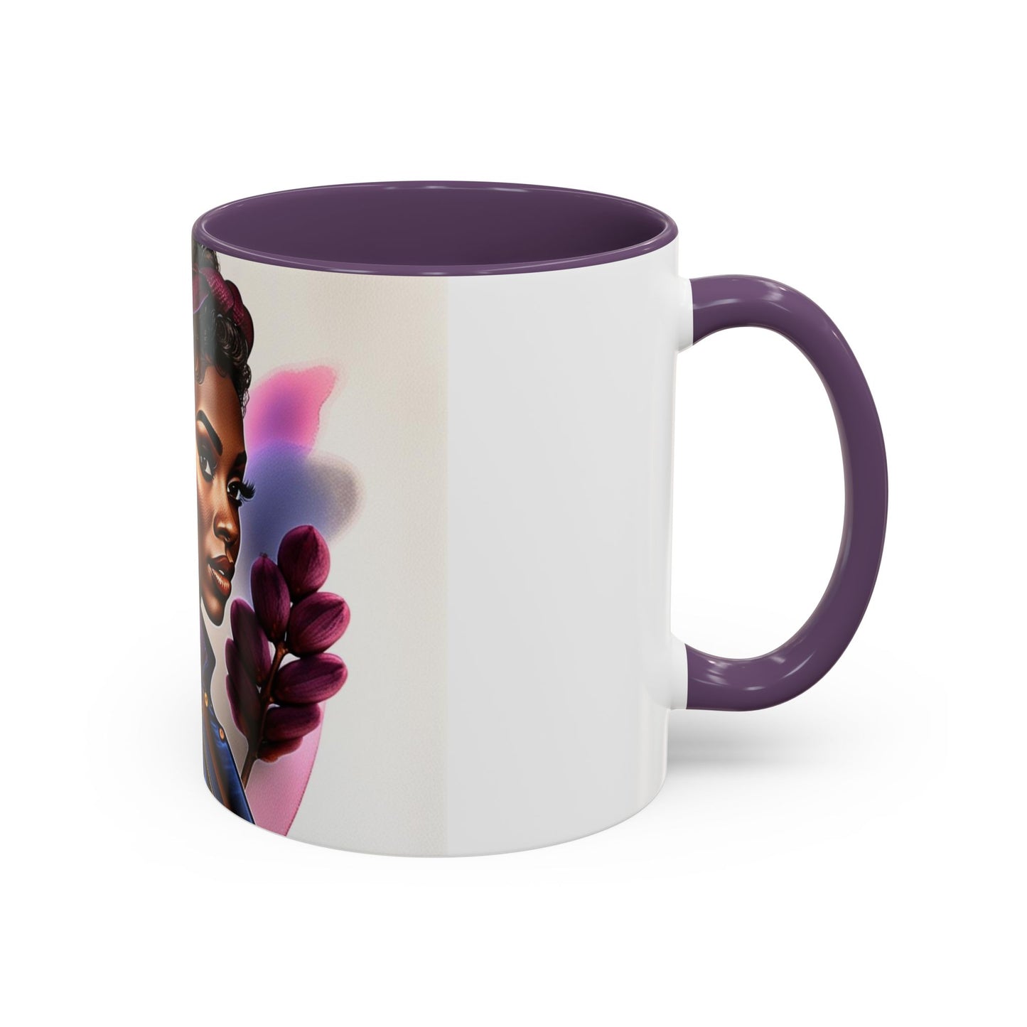 Bold Afrocentric Coffee Mug - Empowering Art for Daily Inspiration, Gift for Her, Doodle Mug, Office Decor, Unique Kitchenware