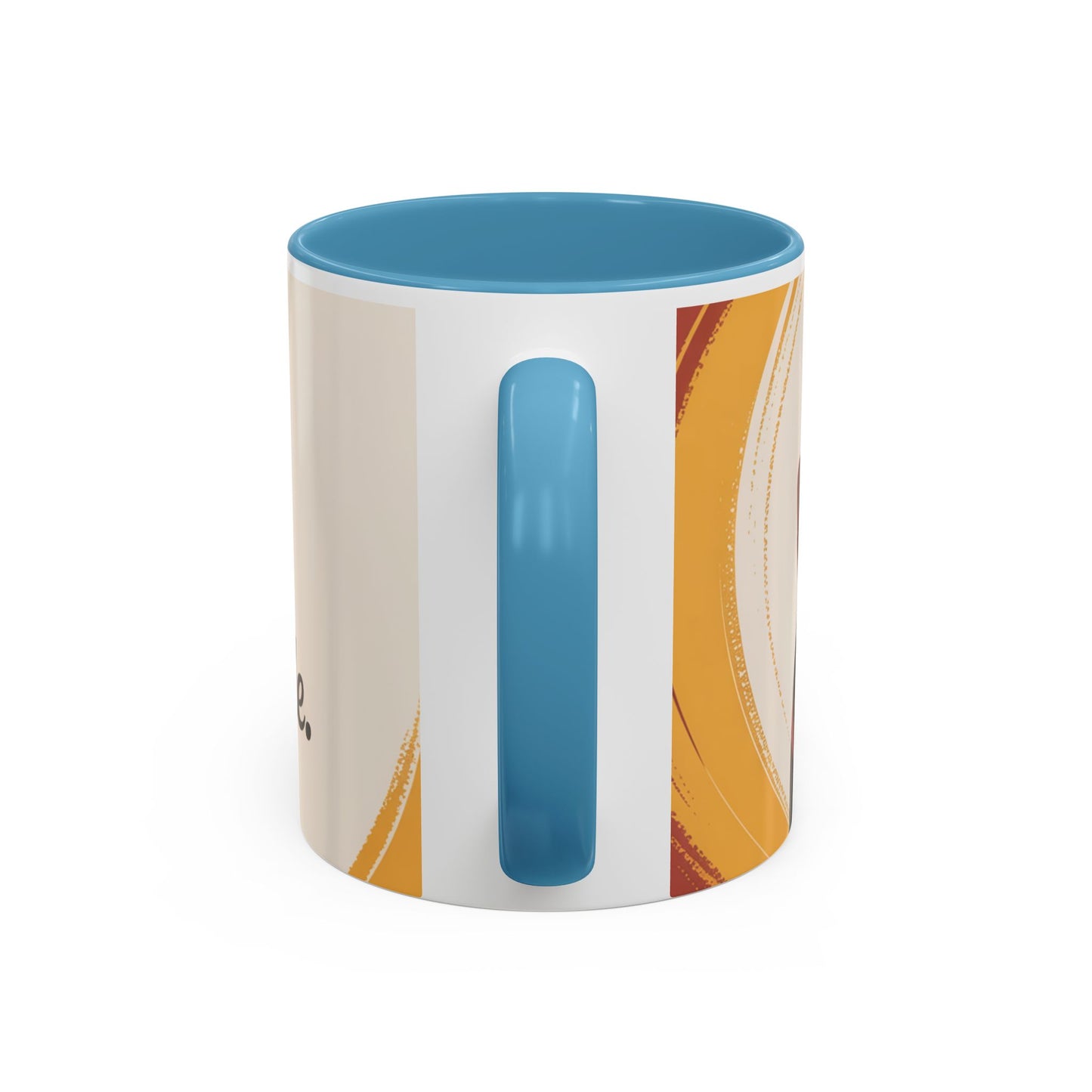 Unchained Unshaken Unstoppable Accent Coffee Mug, Juneteenth