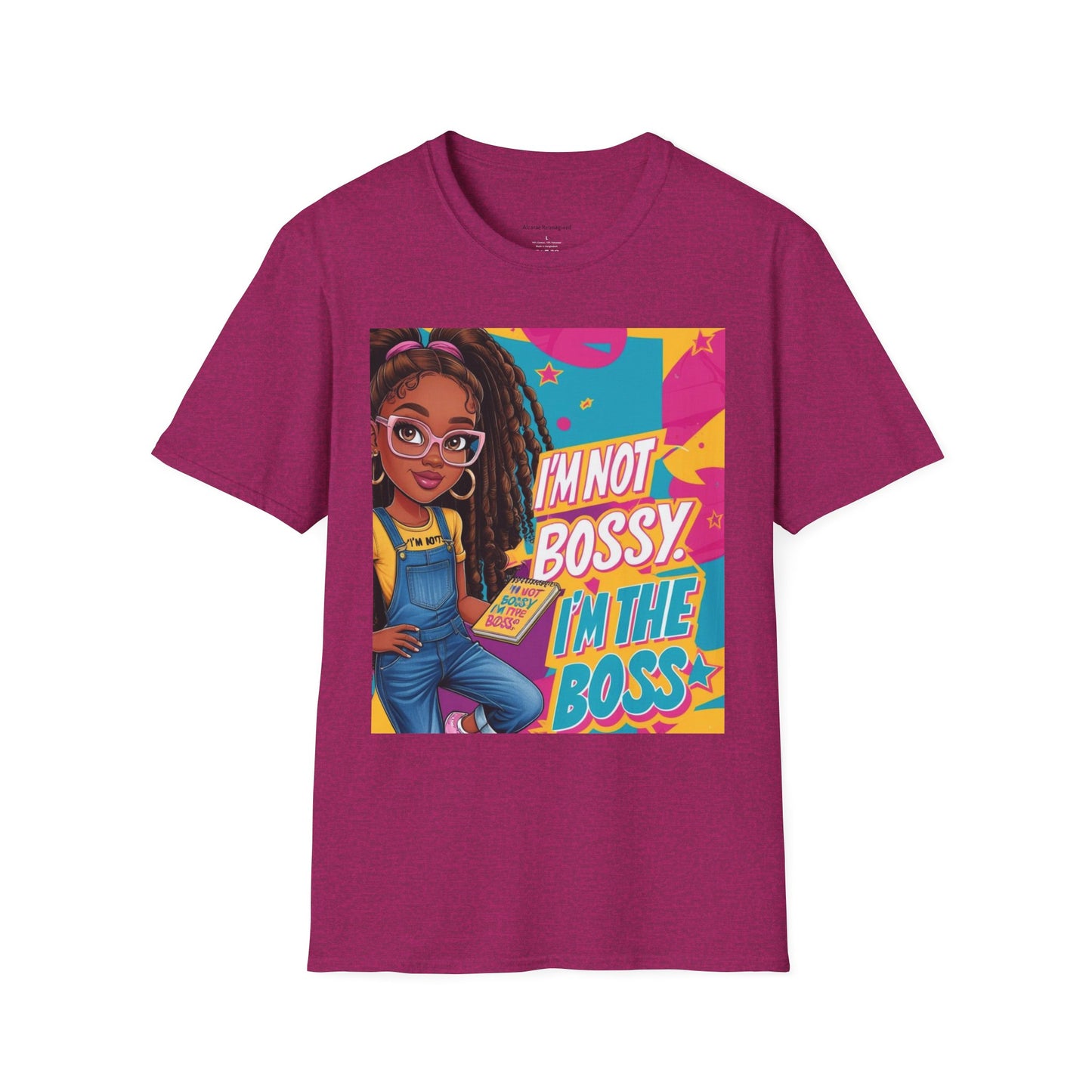 Boss Lady T-Shirt - Fun Graphic Tee for Creative Souls, Empowering Gift, Casual Wear, Birthday Gift, Back to School