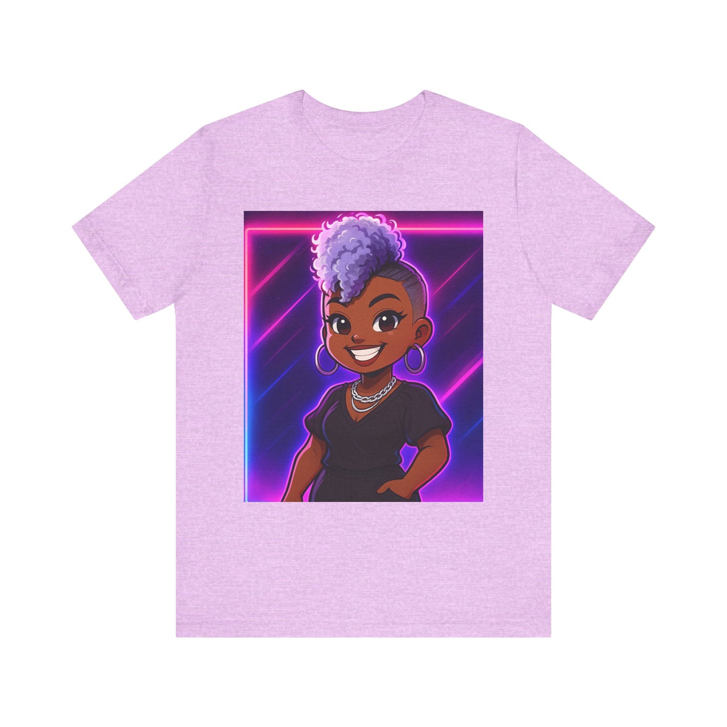 Cartoon Style Unisex Tee - Hand and Heart Crafted Loved Ones Design