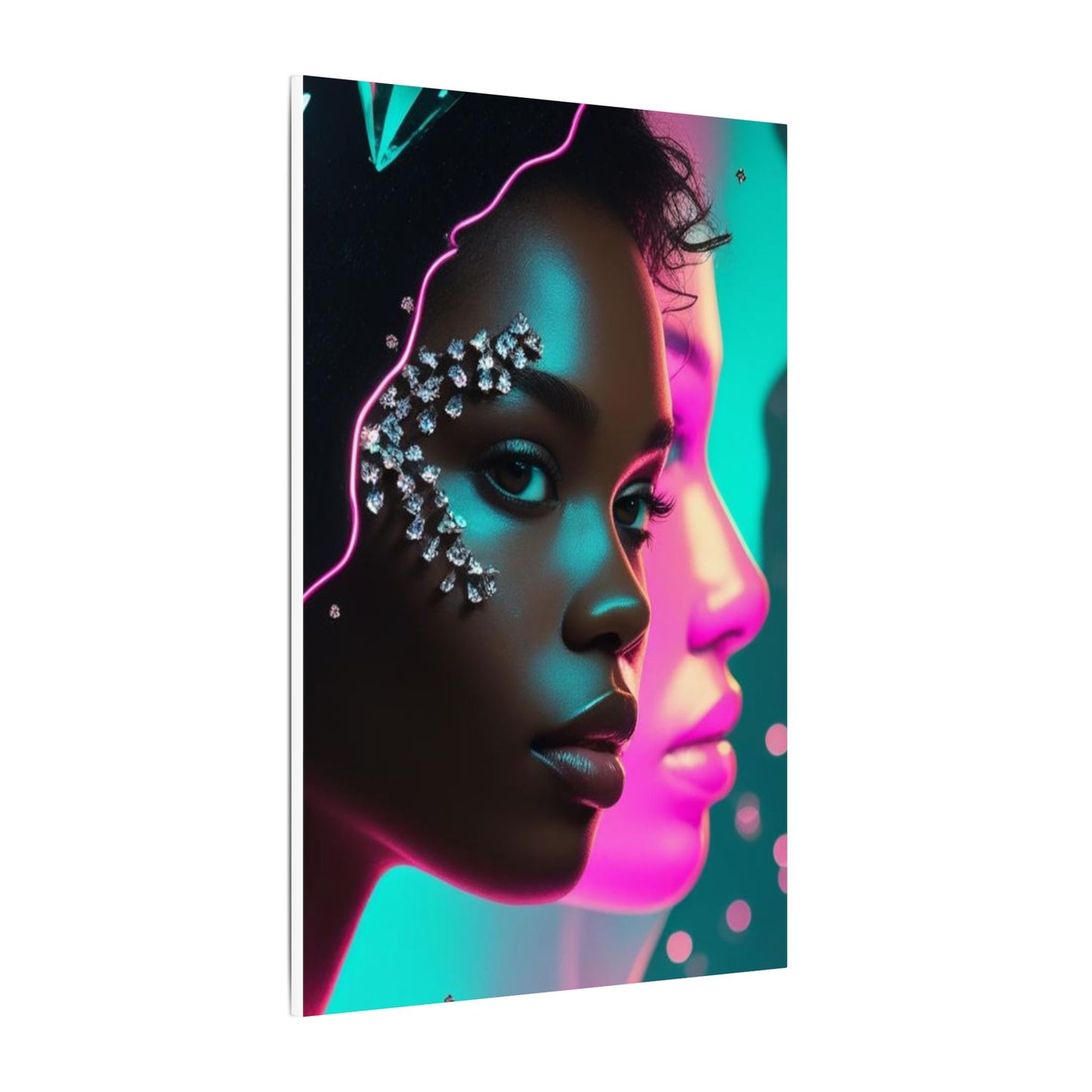 Vibrant Art Canvas Print, Wall Decor, Home Office Art, Unique Gift, Modern Design, Colorful Wall Hanging