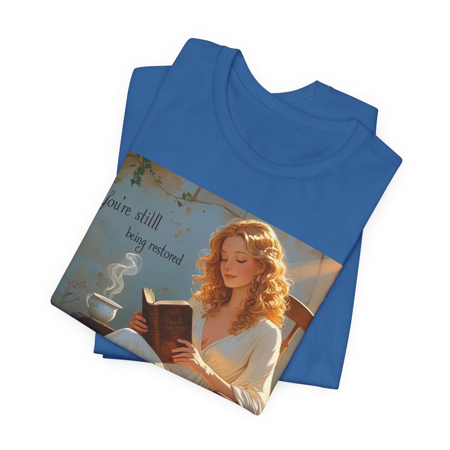Relaxed Reading Tee - Vintage Aesthetic Tee, Book Lover Gift, Casual Wear, Literary Shirt, Cozy Fashion, women empowerment