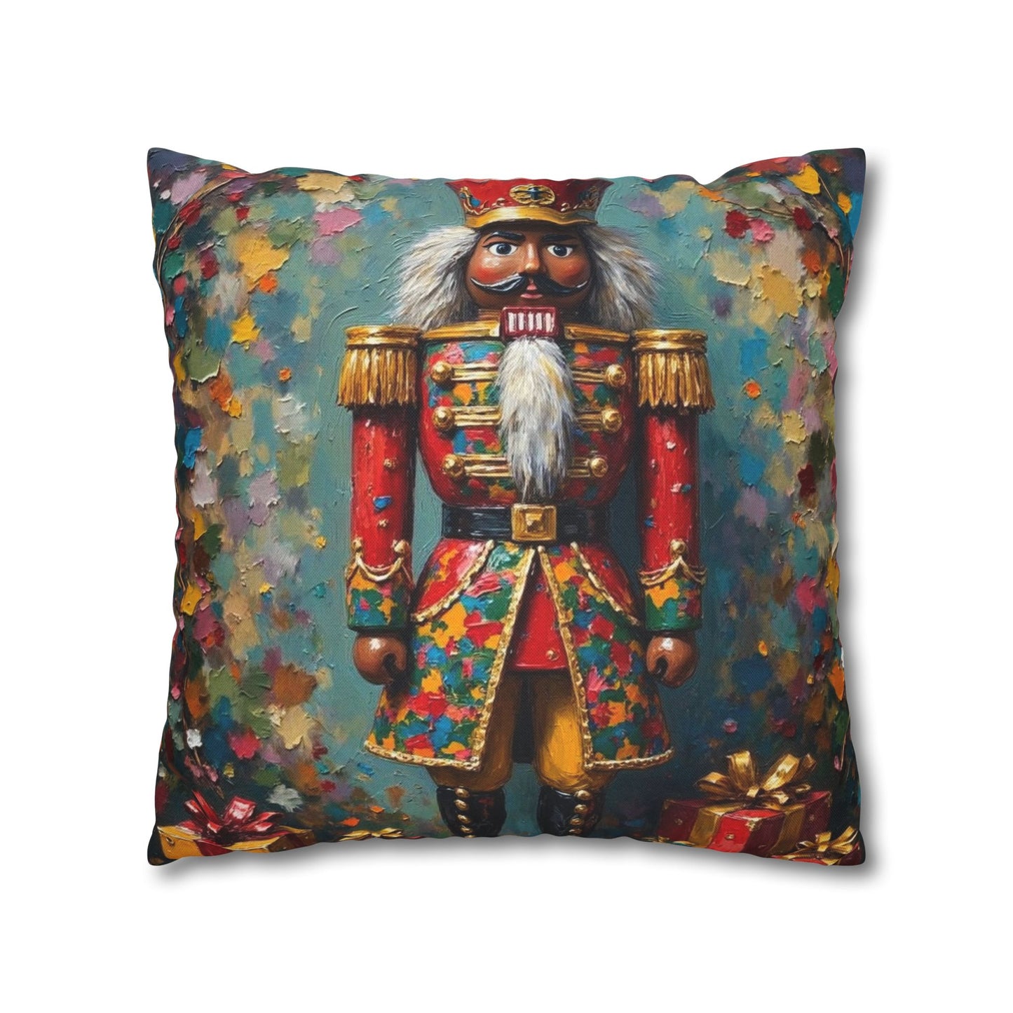 Nutcracker Decorative Pillow, Holiday Home Decor, Christmas Throw Pillow, Festive Cushion, Seasonal Accent Pillow, Gift Idea