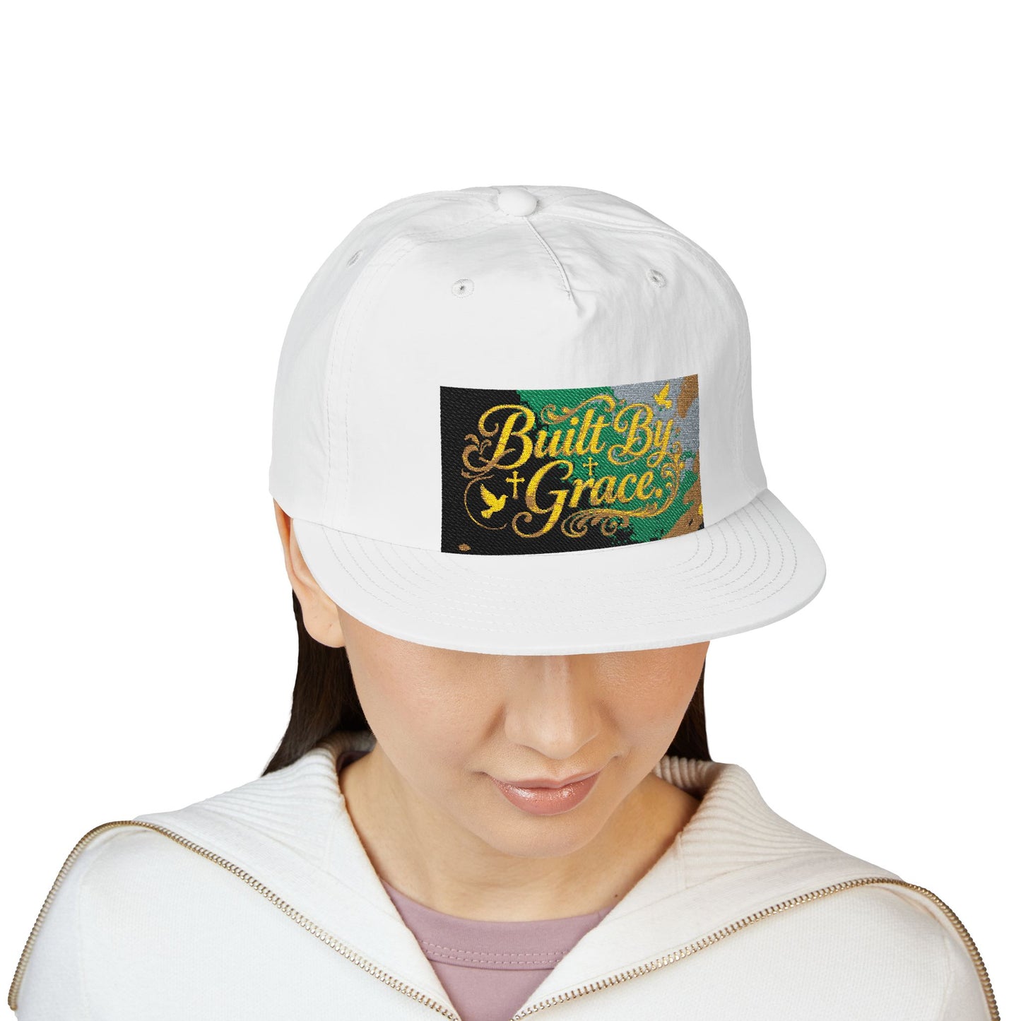 Built By Grace Surf Cap – Sequin Patch Beach Hat