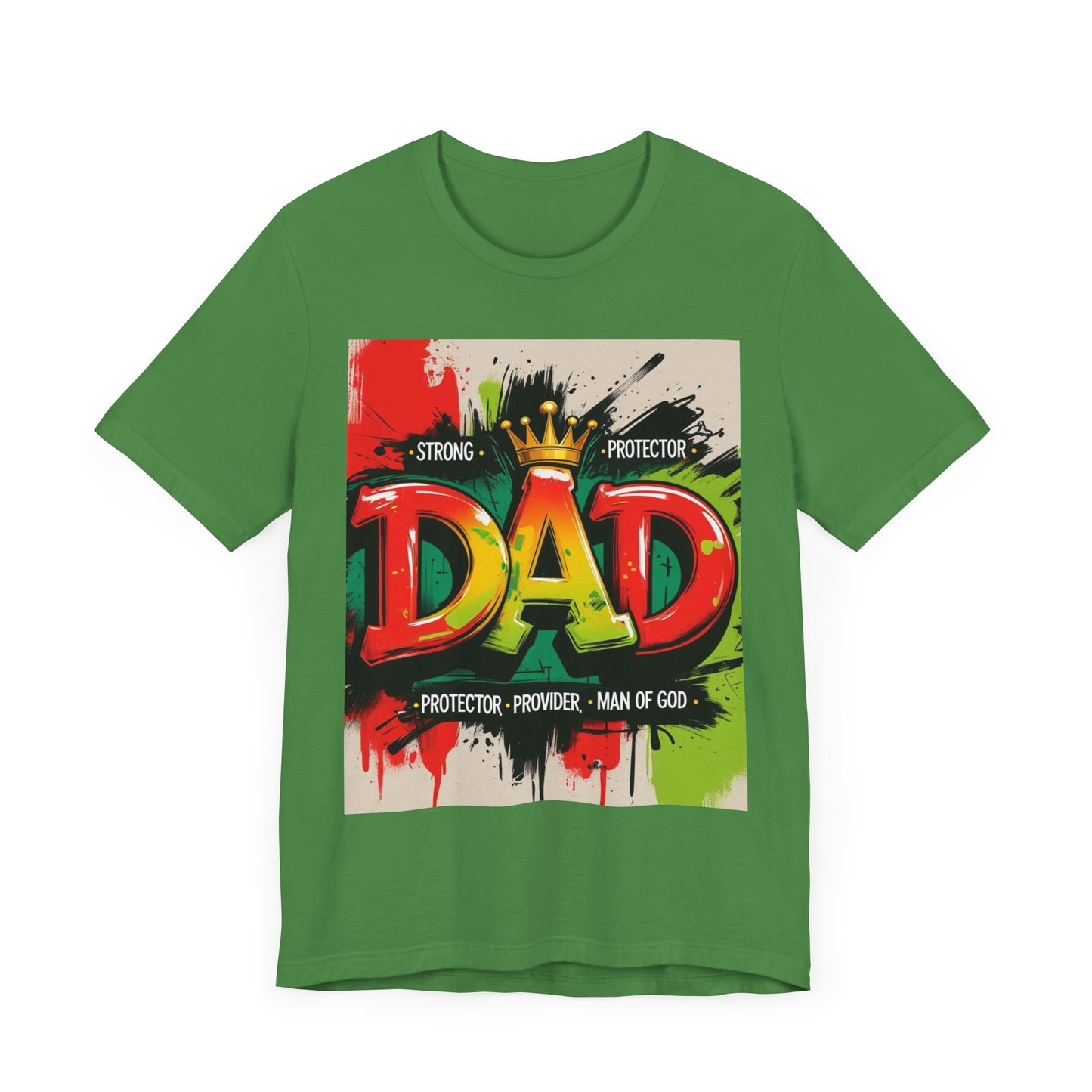 Strong Protector Dad Tee, Father's Day Gift, Dad T-Shirt, Spiritual Dad Shirt, Family Streetwear, Casual Gift for Him