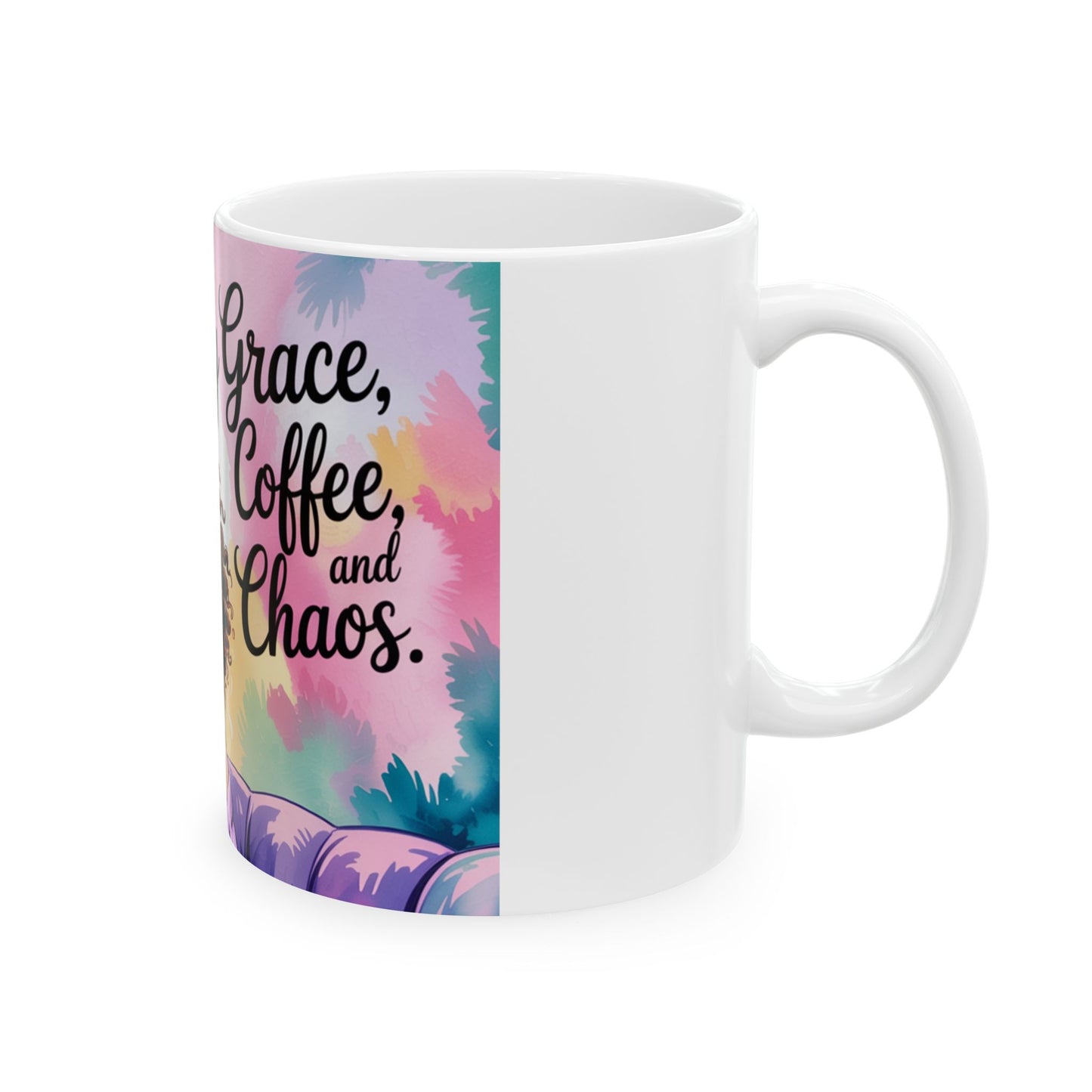 Fueled by Grace and Coffee Ceramic Mug - 11oz & 15oz