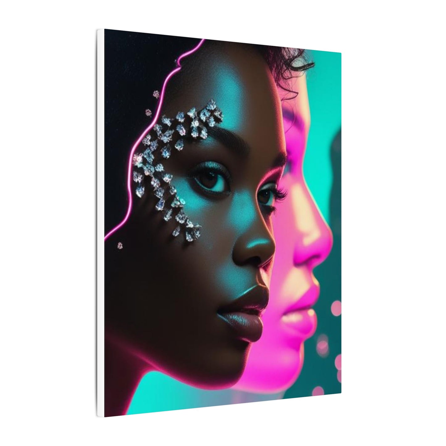Vibrant Art Canvas Print, Wall Decor, Home Office Art, Unique Gift, Modern Design, Colorful Wall Hanging