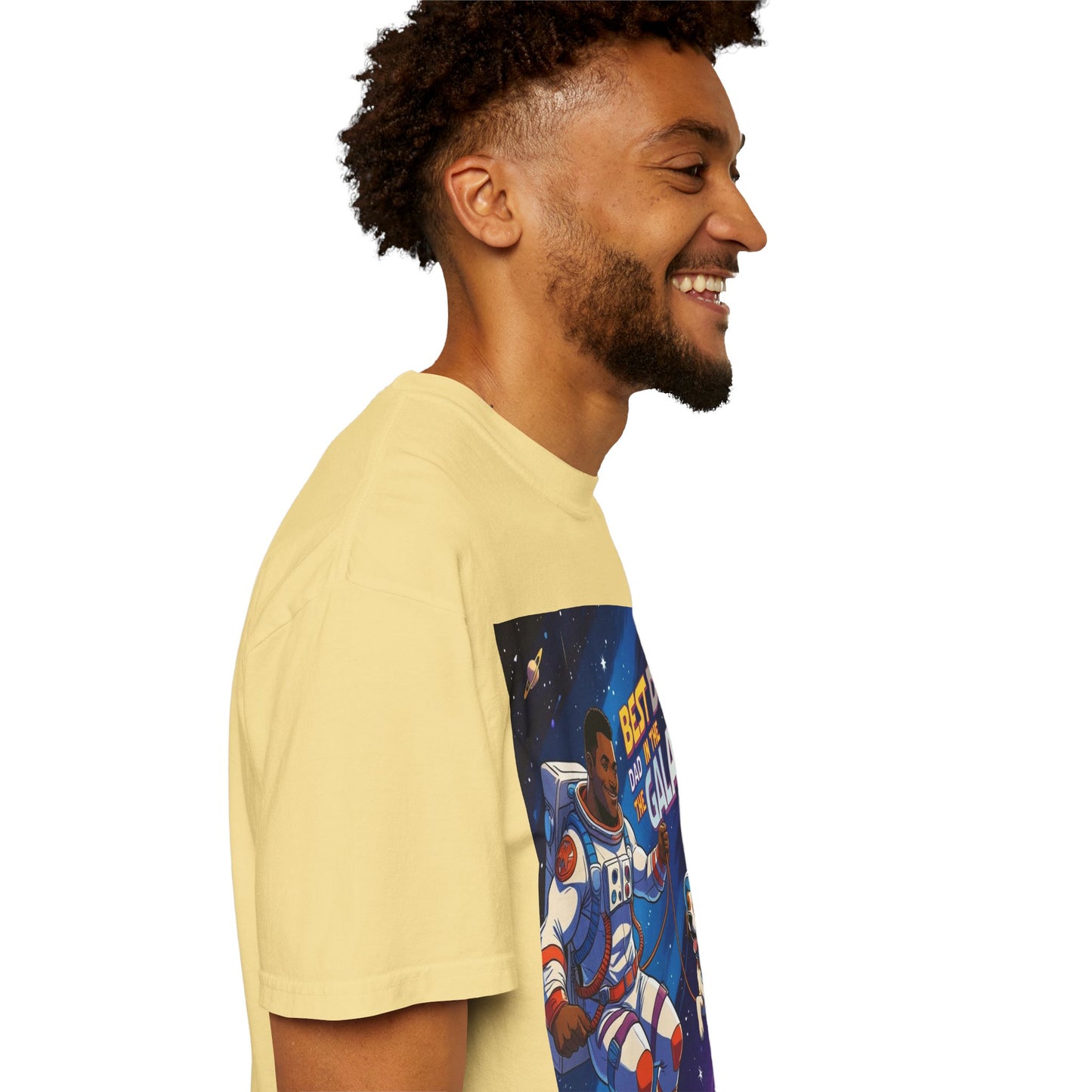 Best Dog Dad in the Galaxy T-Shirt, Unisex Space-Themed Tee, Dog Lover Gift, Father's Day Shirt, Gift for Dog Dads, Galaxy Graphic Tee