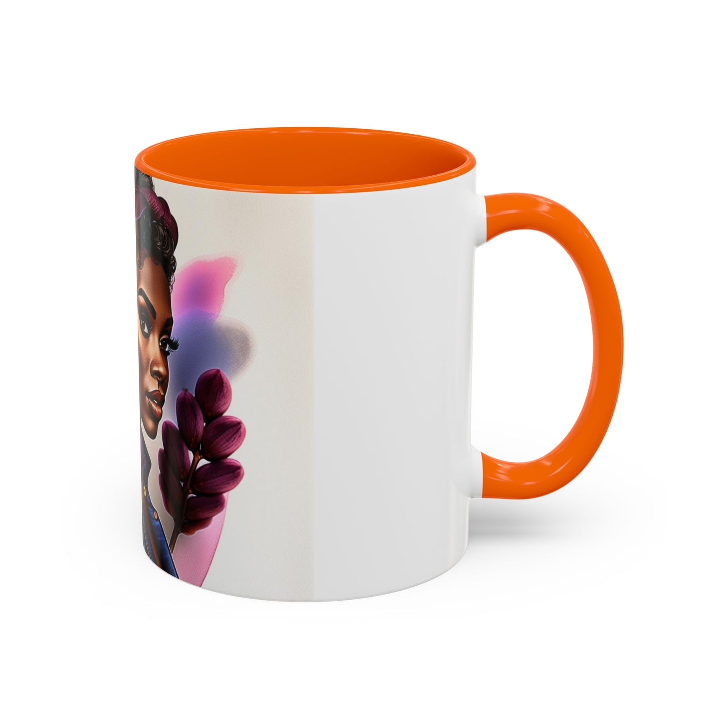 Bold Afrocentric Coffee Mug - Empowering Art for Daily Inspiration, Gift for Her, Doodle Mug, Office Decor, Unique Kitchenware