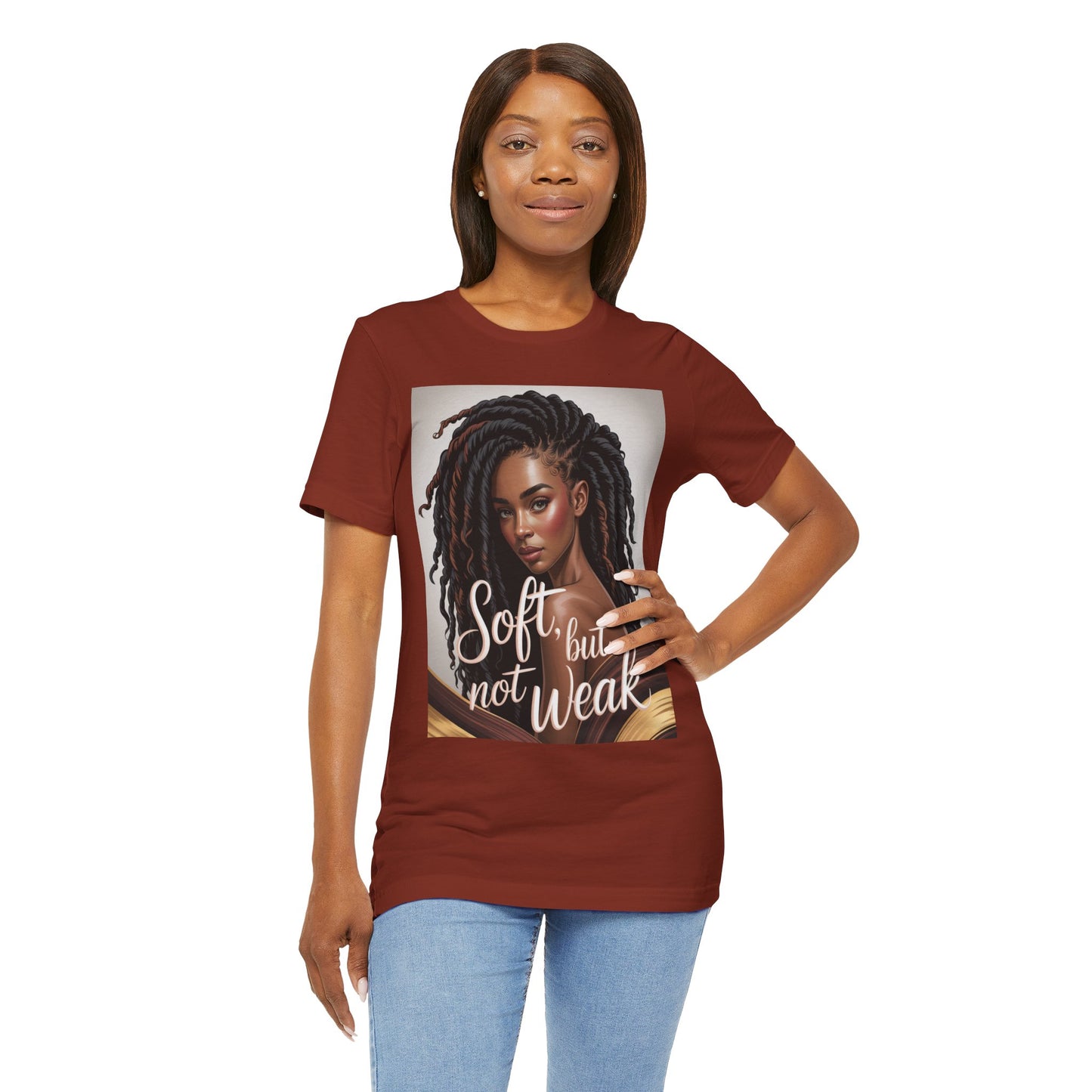 Empowering Unisex Tee - 'Soft, but not Weak' Graphic T-Shirt, Motivational Apparel, Inspirational Gift, Self-Love Statement Top, [...]